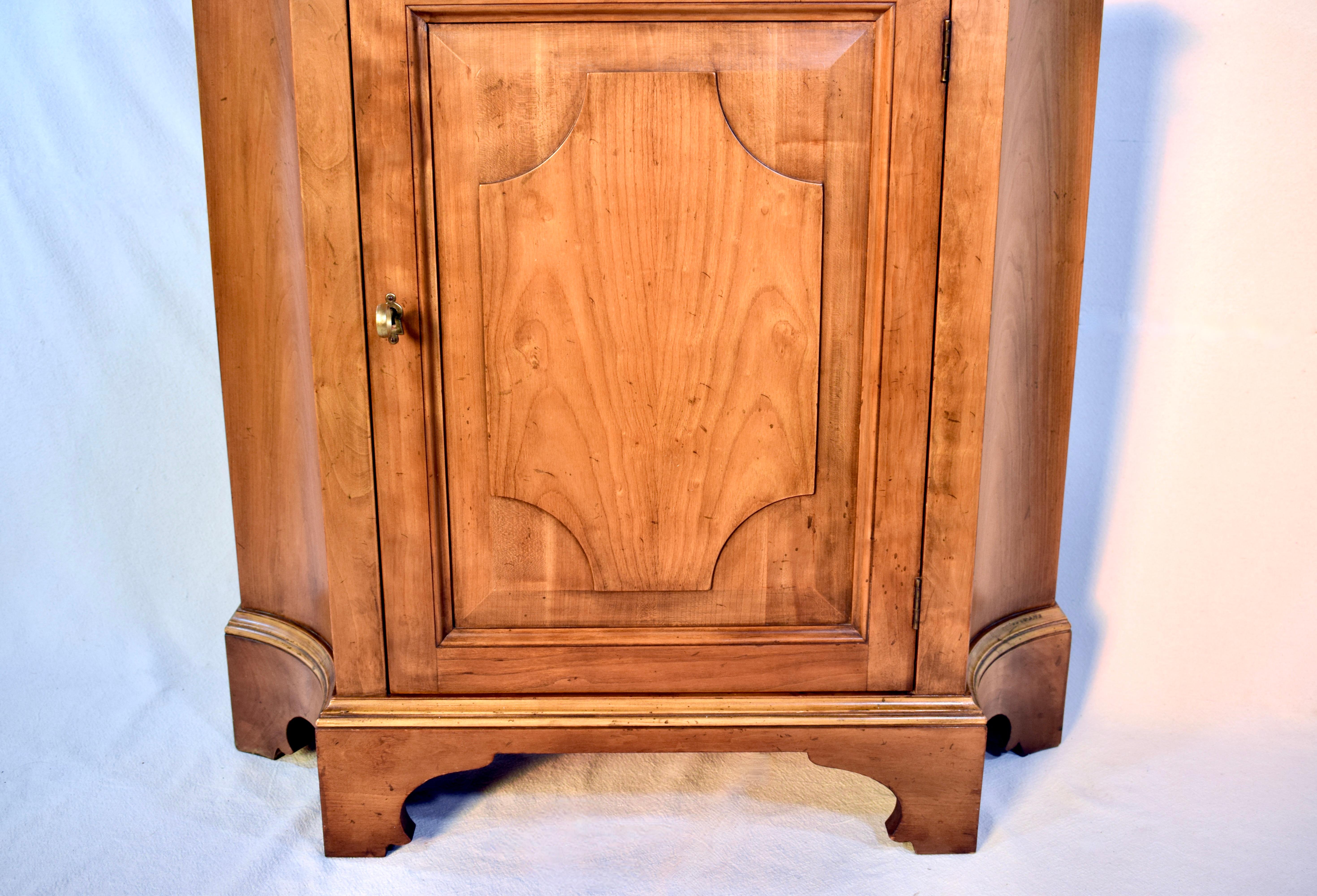 American Baker French Cherry Console Commode Cabinet For Sale