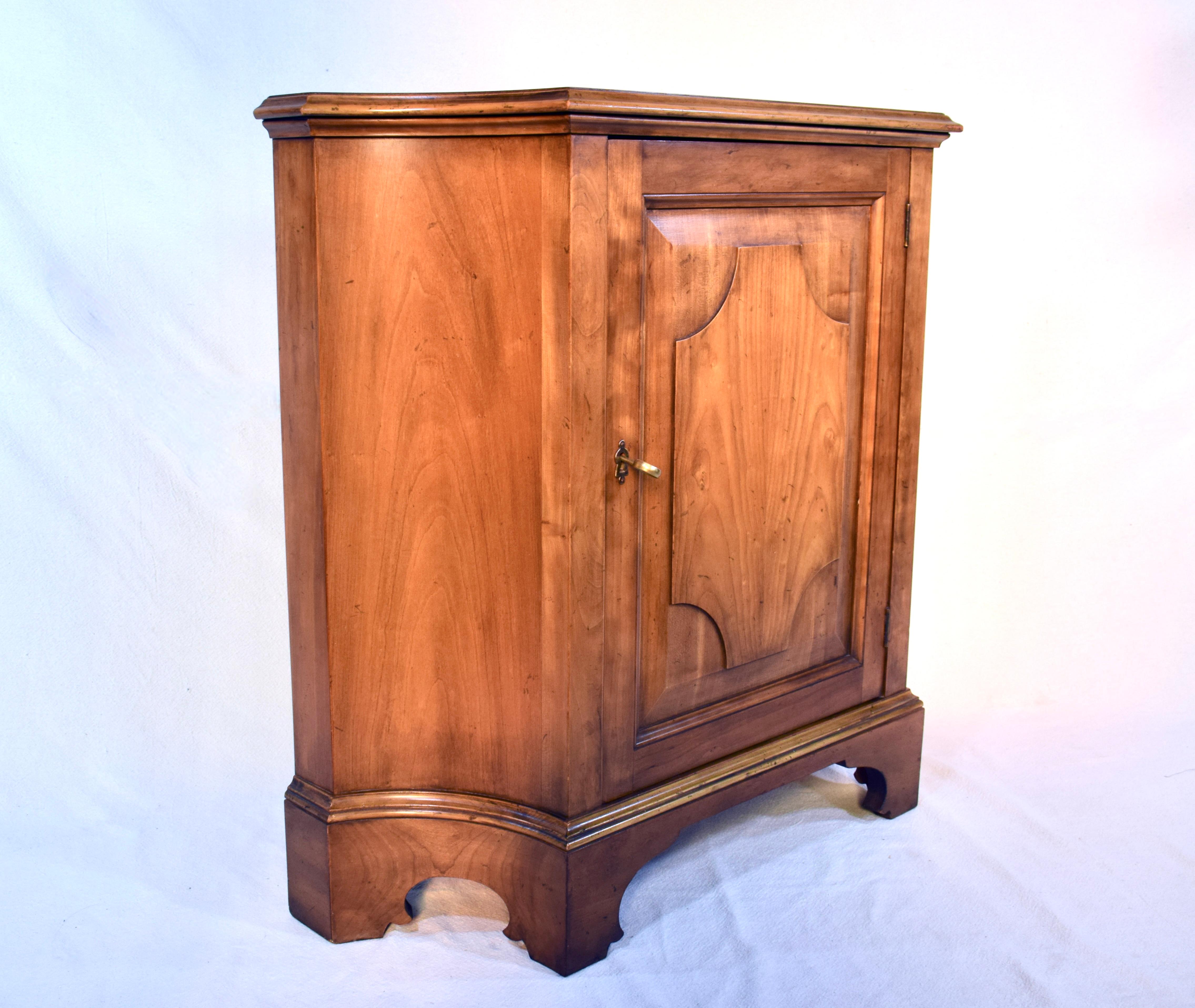 Baker French Cherry Console Commode Cabinet For Sale 2