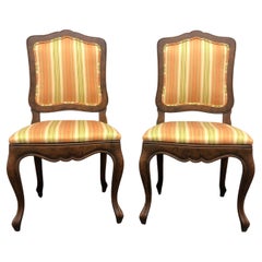 BAKER French Country Style Dining Side Chairs - Pair D
