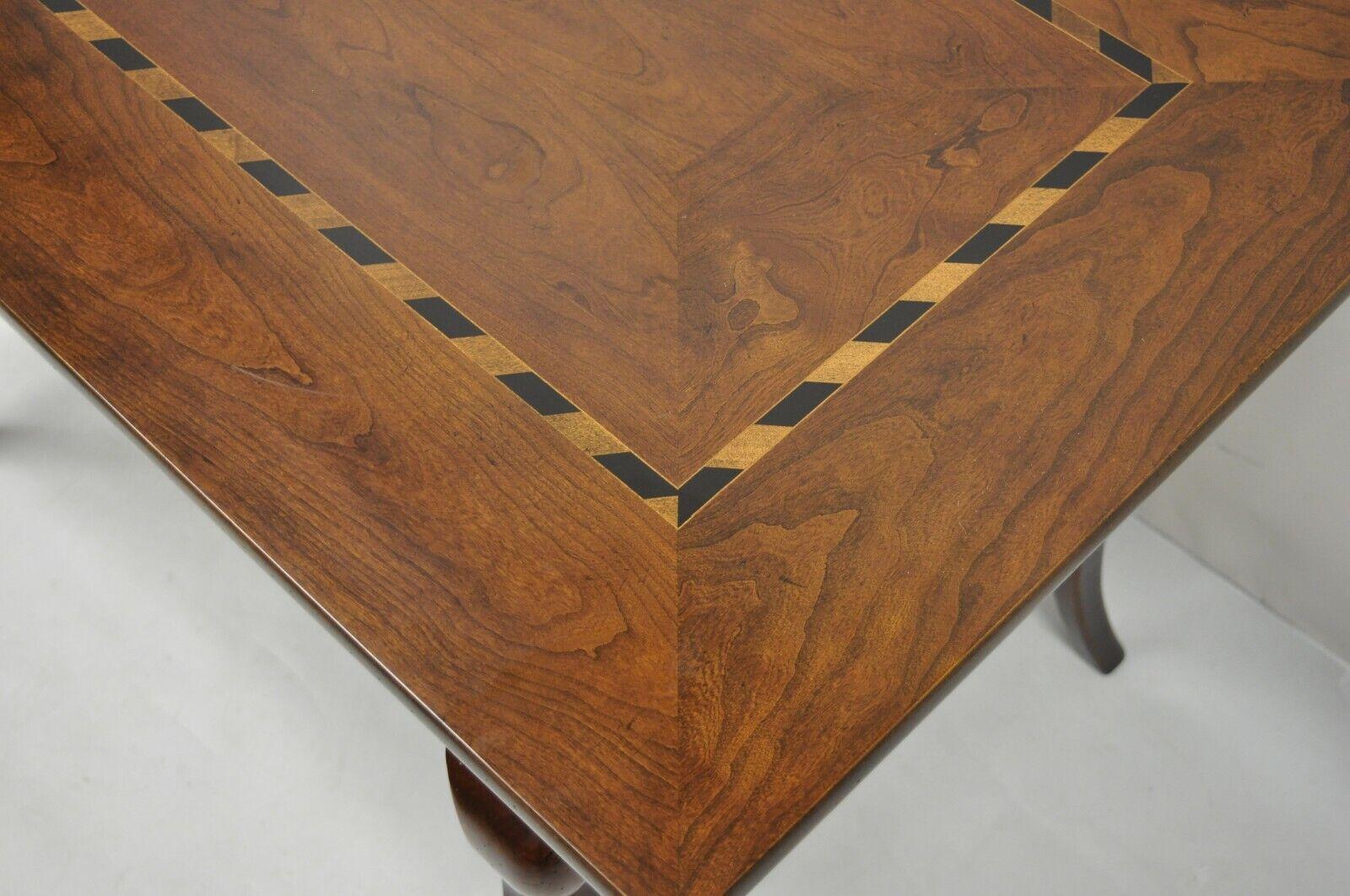 Konsolentisch/Schreibtisch mit Intarsien aus Kirschbaumholz im französischen Provinzialstil (Kirsche) im Angebot