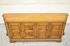 Baker French Provincial Country Style Walnut Credenza Cabinet Sideboard Buffet