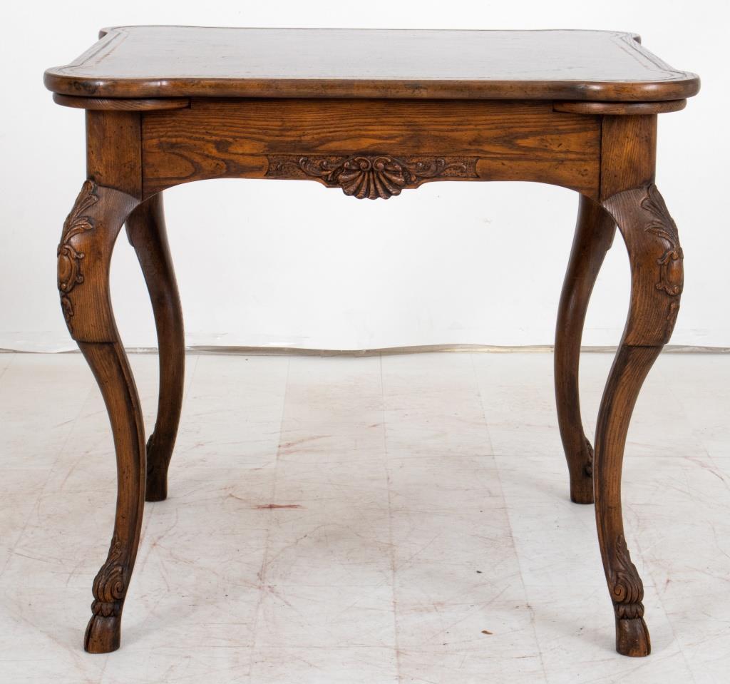 20th Century Baker French Provincial Louis XV Style Games Table