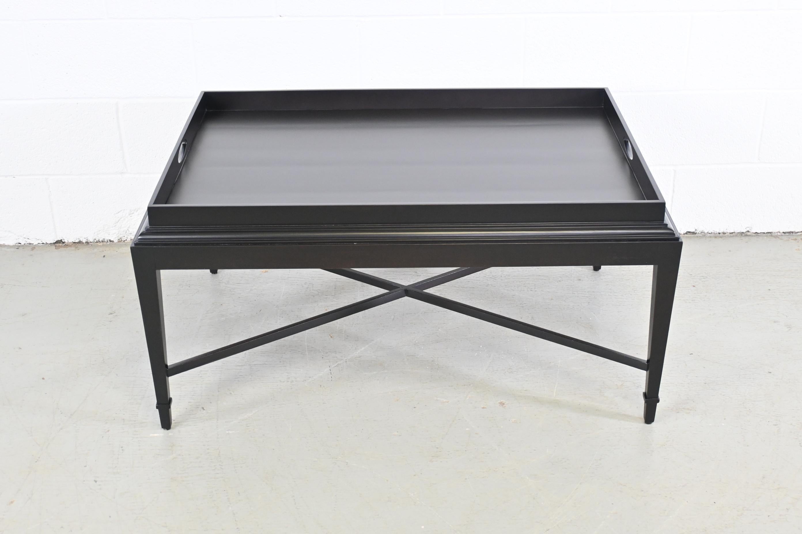 Modern Baker Furniture Barbara Barry Coffee Table, Newly Refinished For Sale