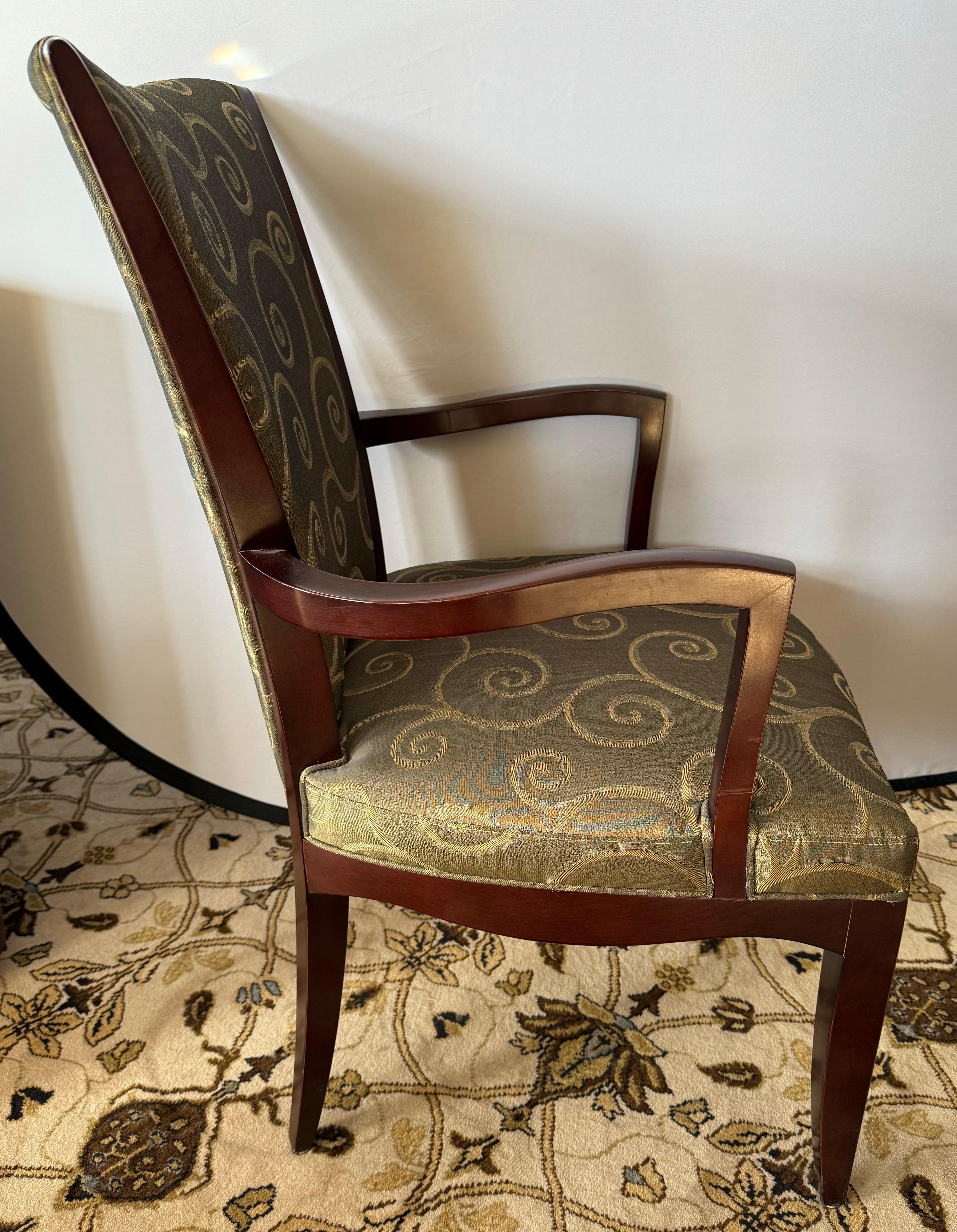 American Baker Furniture Barbara Barry Designed Set of Eight Dining Chairs