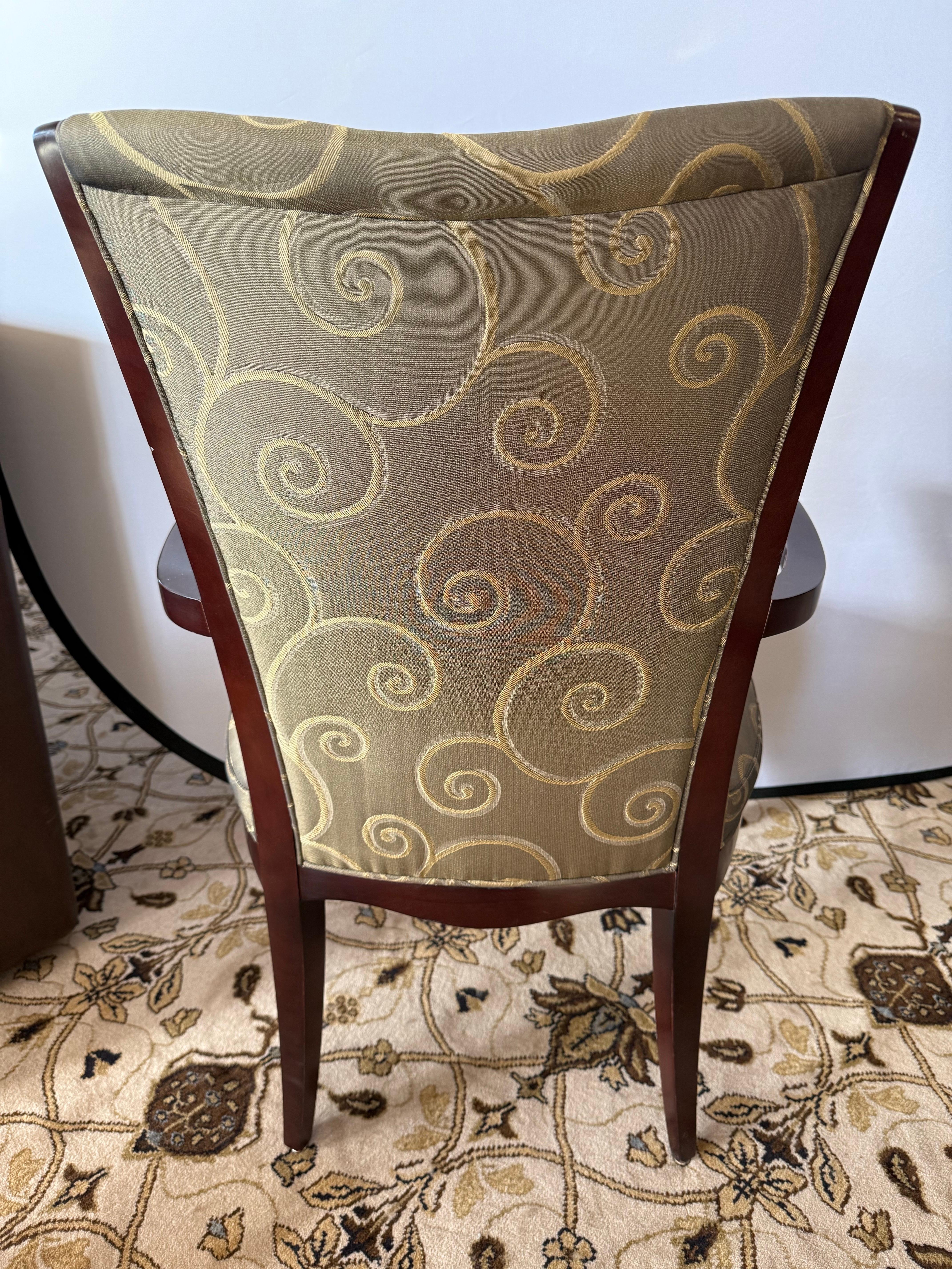 Contemporary Baker Furniture Barbara Barry Designed Set of Eight Dining Chairs