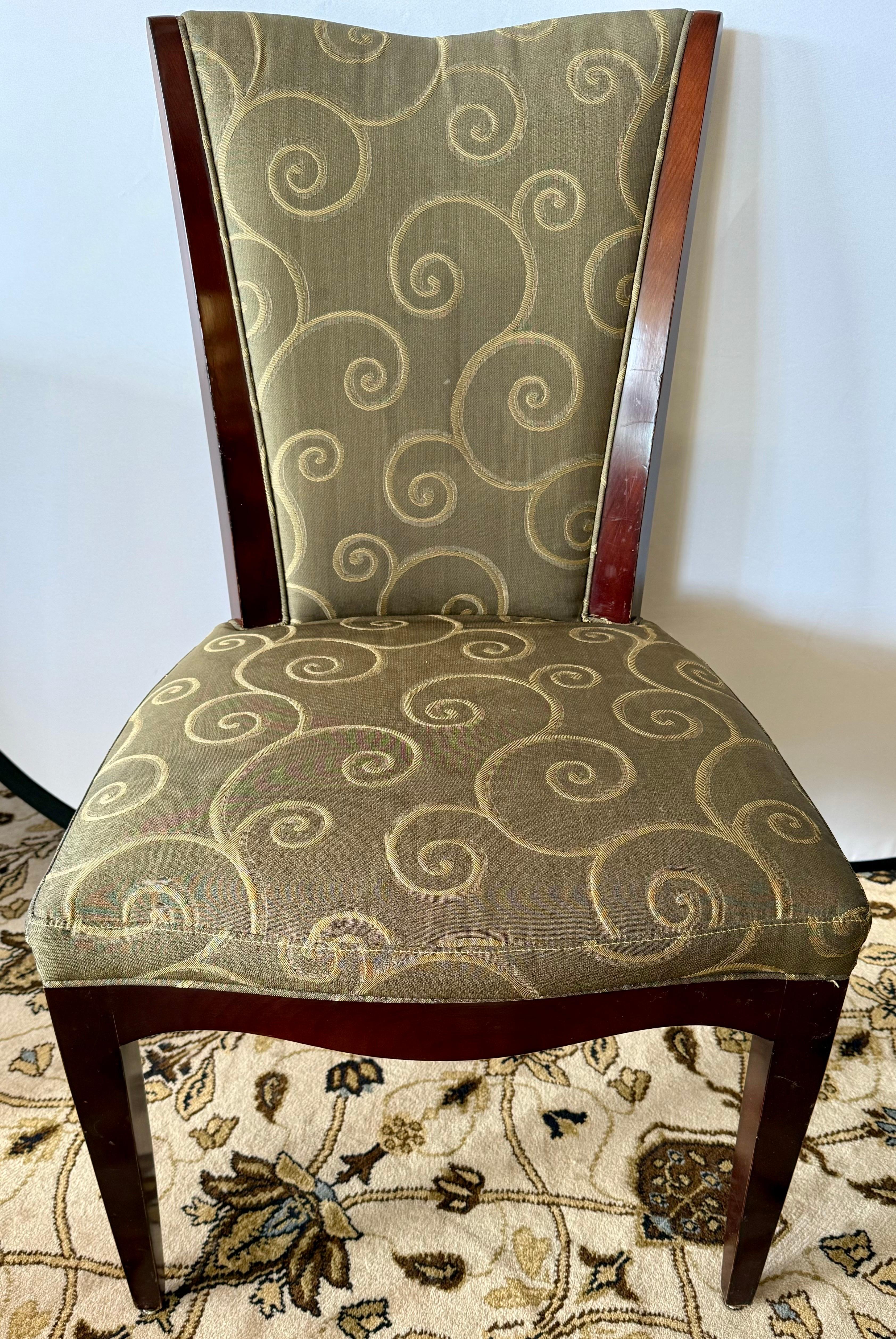 Baker Furniture Barbara Barry Designed Set of Eight Dining Chairs 3