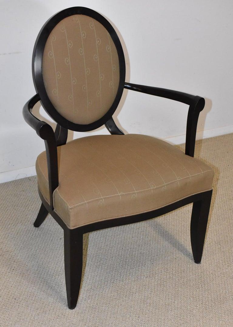 Baker Furniture Barbara Barry Sechs „X“-Rückenstühle (Neoklassisch)