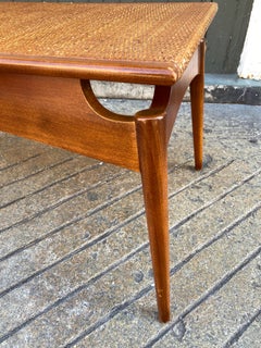 Baker Furniture Bench with Caned Seat