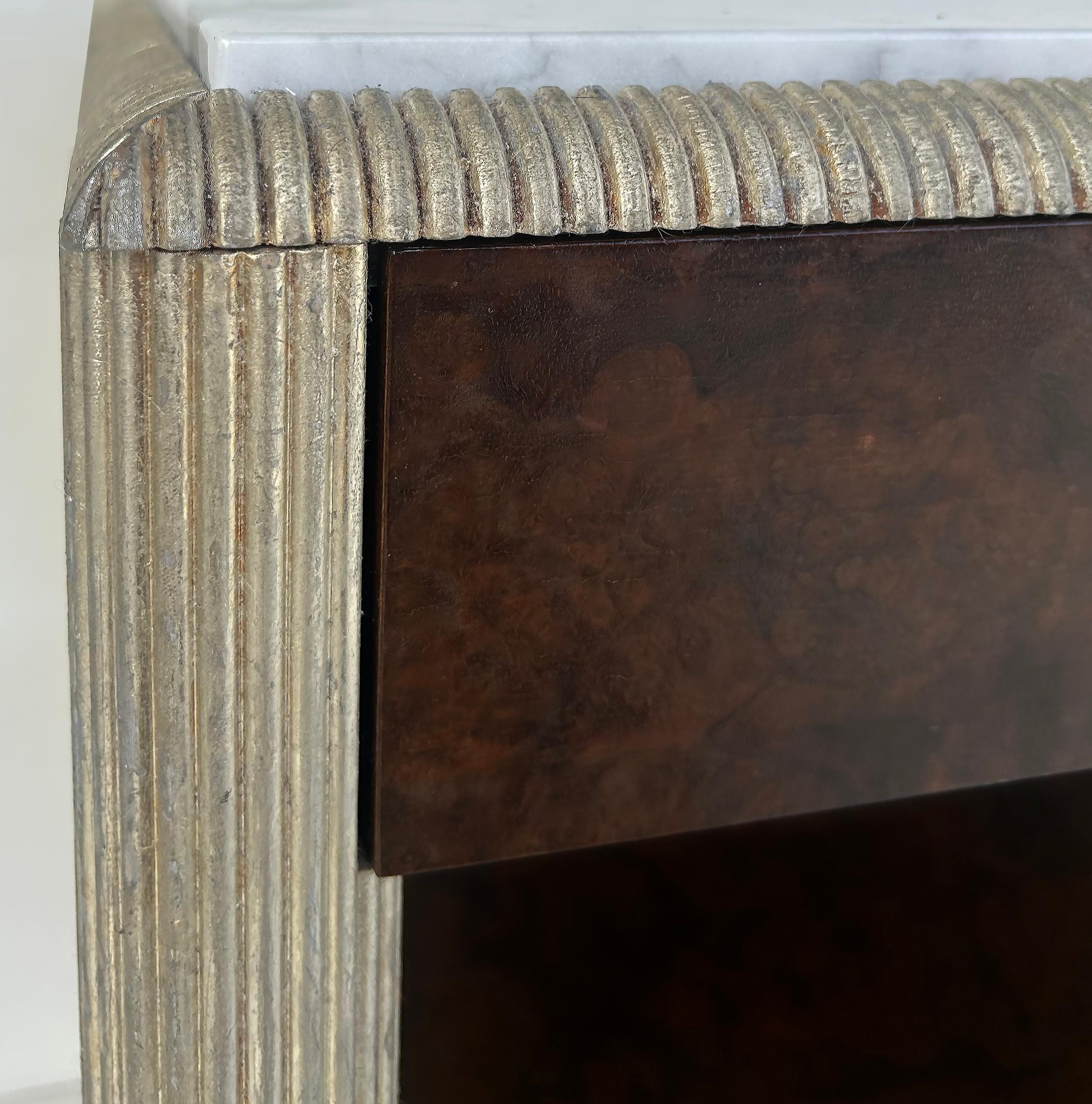Baker Furniture Bill Sofield Gracie, Beistelltisch im Art-déco-Stil nach Rateau, Paar im Angebot 4
