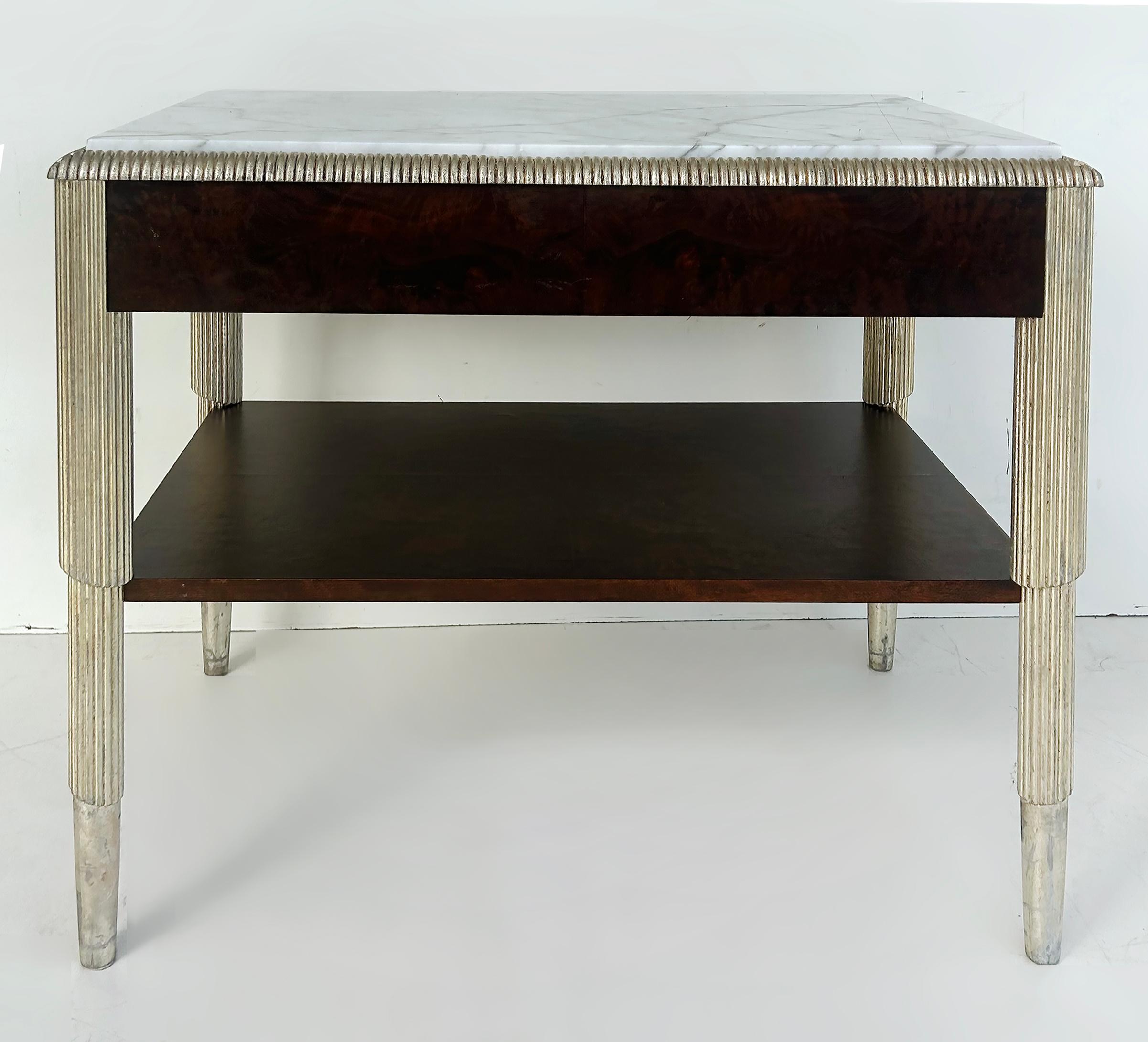 Baker Furniture Bill Sofield Gracie, Beistelltisch im Art-déco-Stil nach Rateau, Paar im Angebot 2