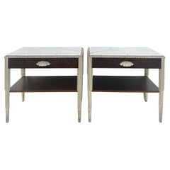 Baker Furniture Bill Sofield Gracie Mesa auxiliar estilo Art Déco según Rateau, Pareja