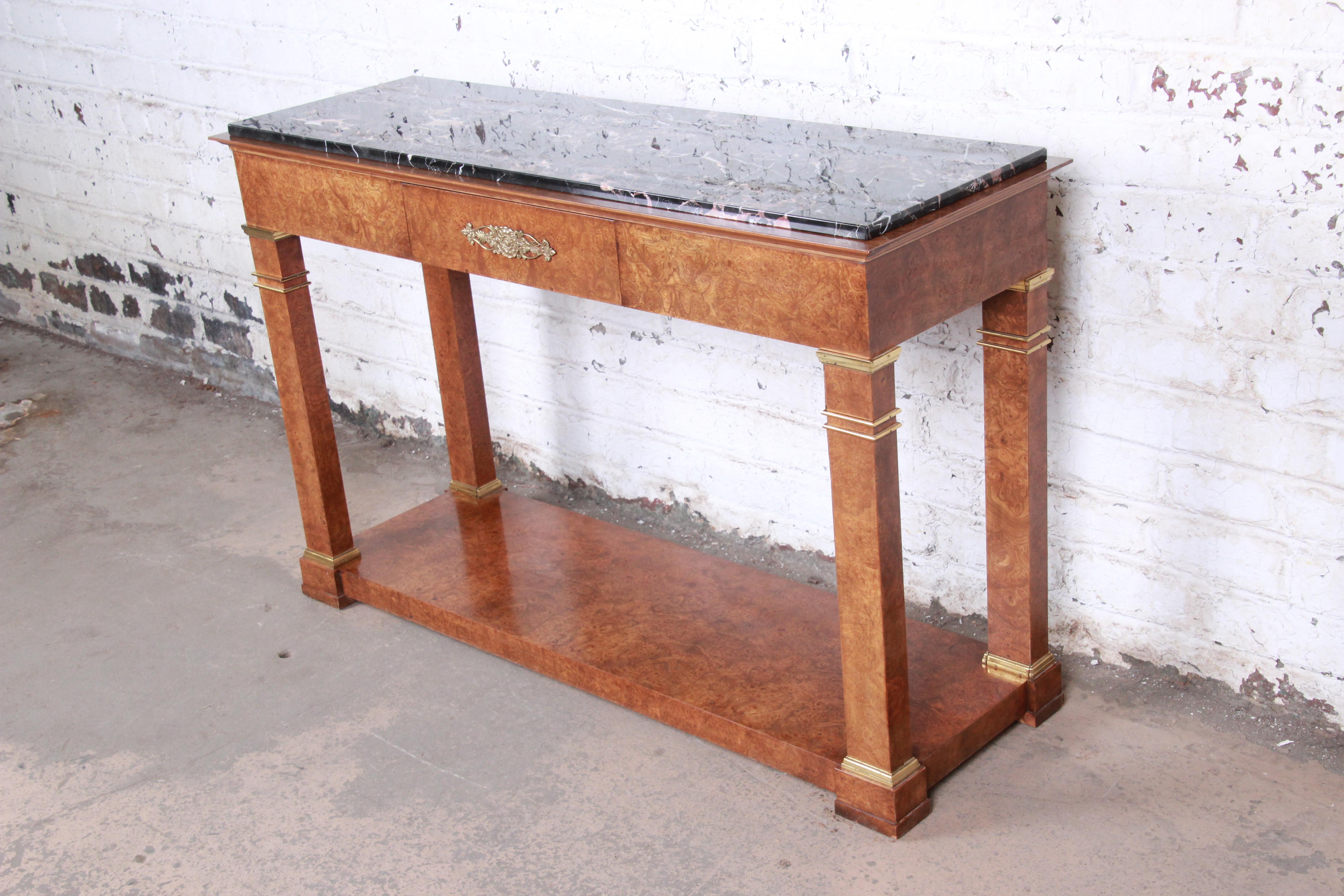 italian marble console table