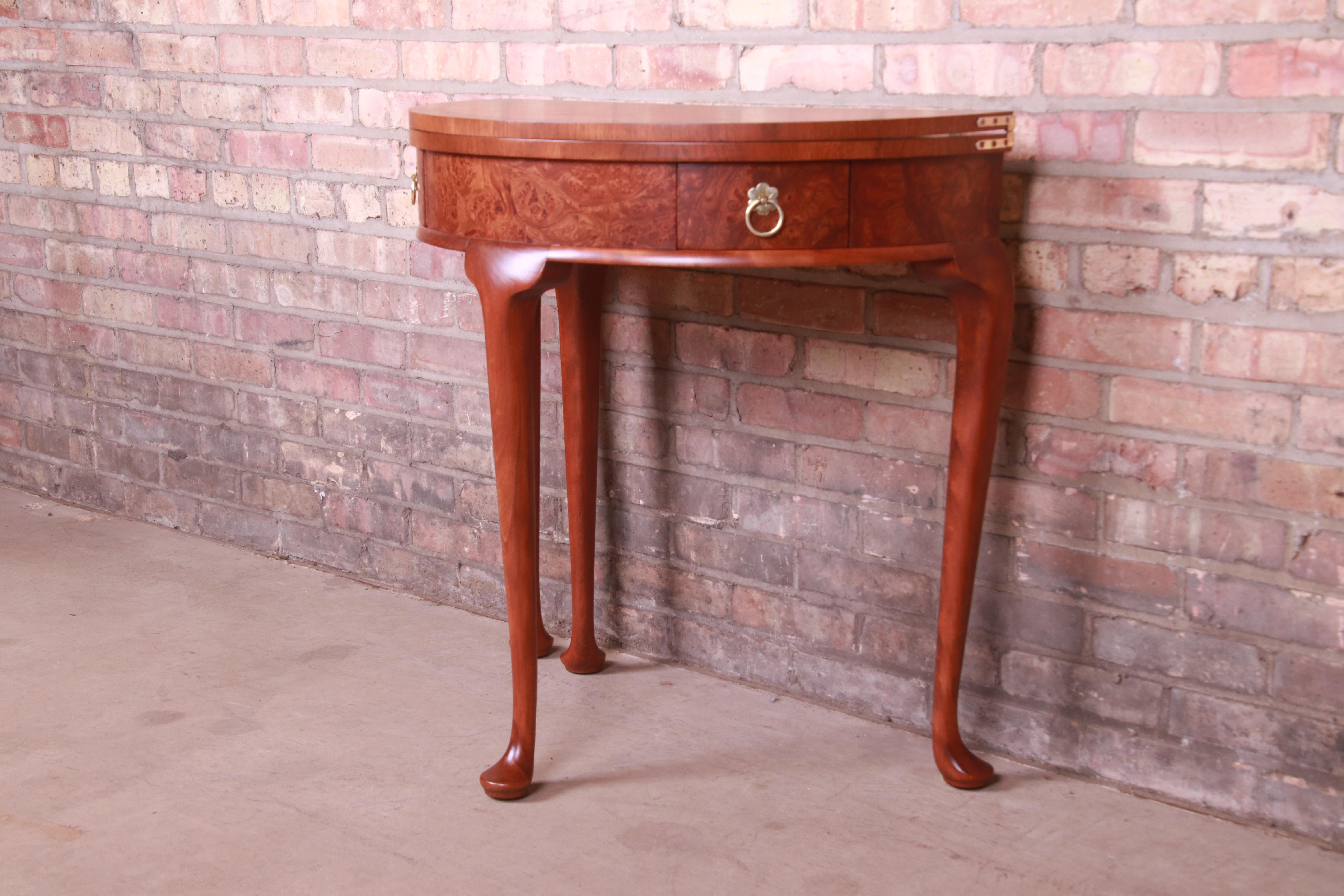 queen anne console table