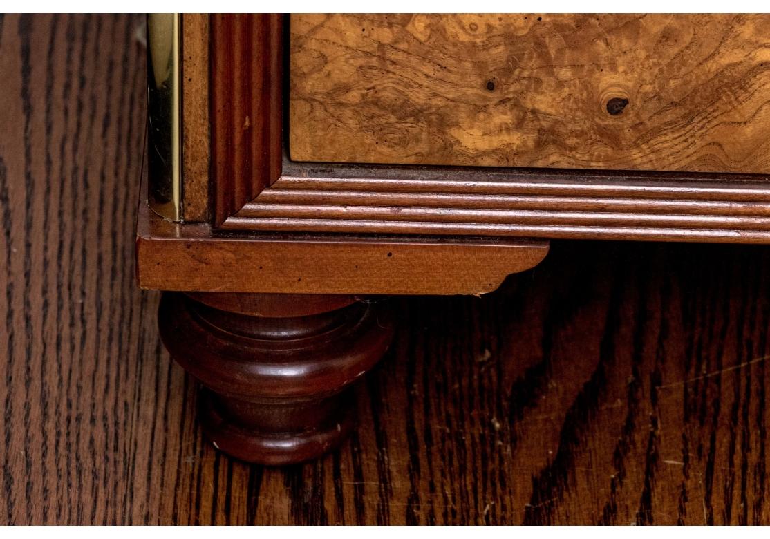 Baker Furniture Campaign Style Three Drawer Chest for Restoration For Sale 3