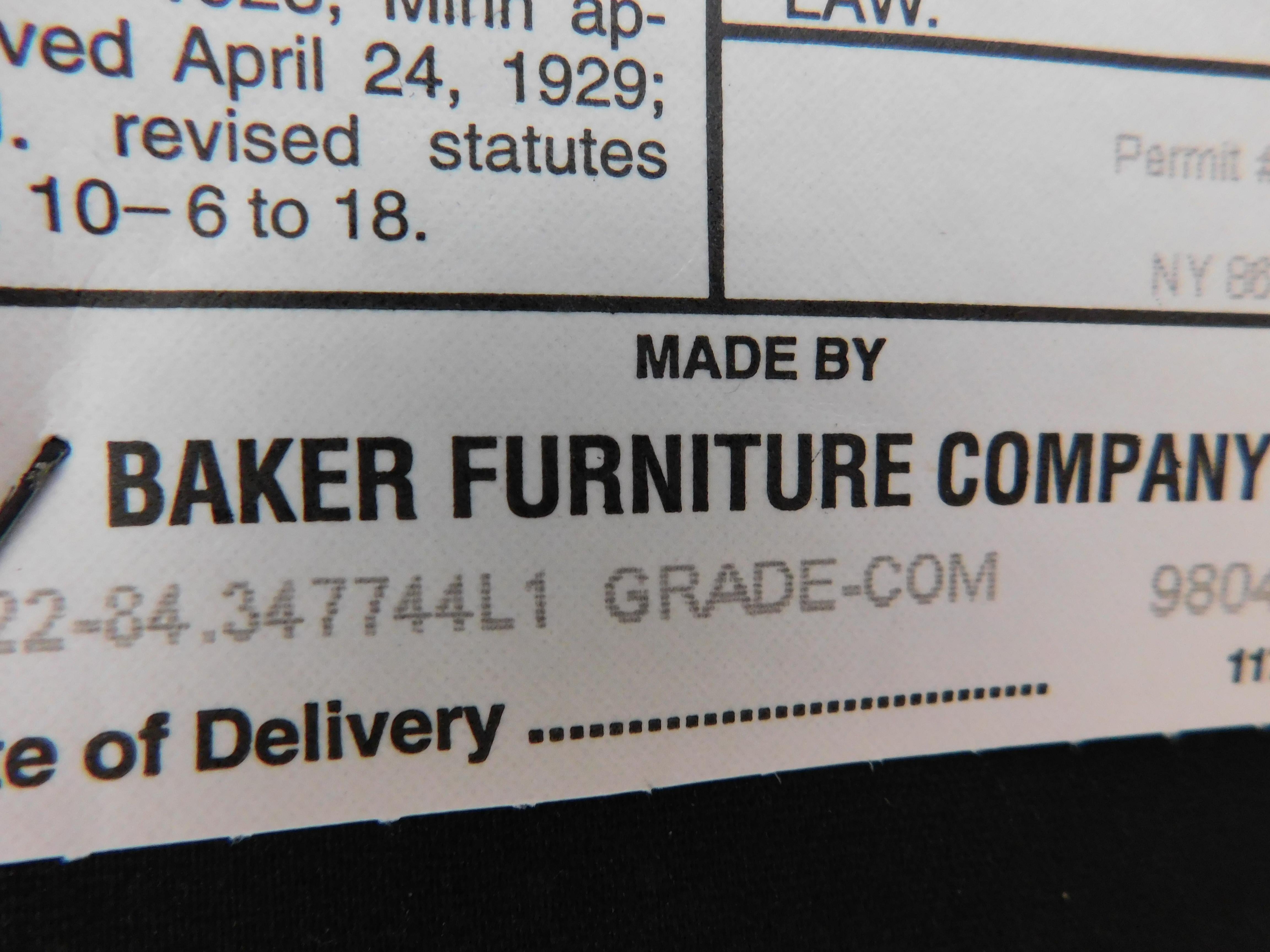 Baker Furniture Channel Back Sofa by Barbara Barry For Sale 7