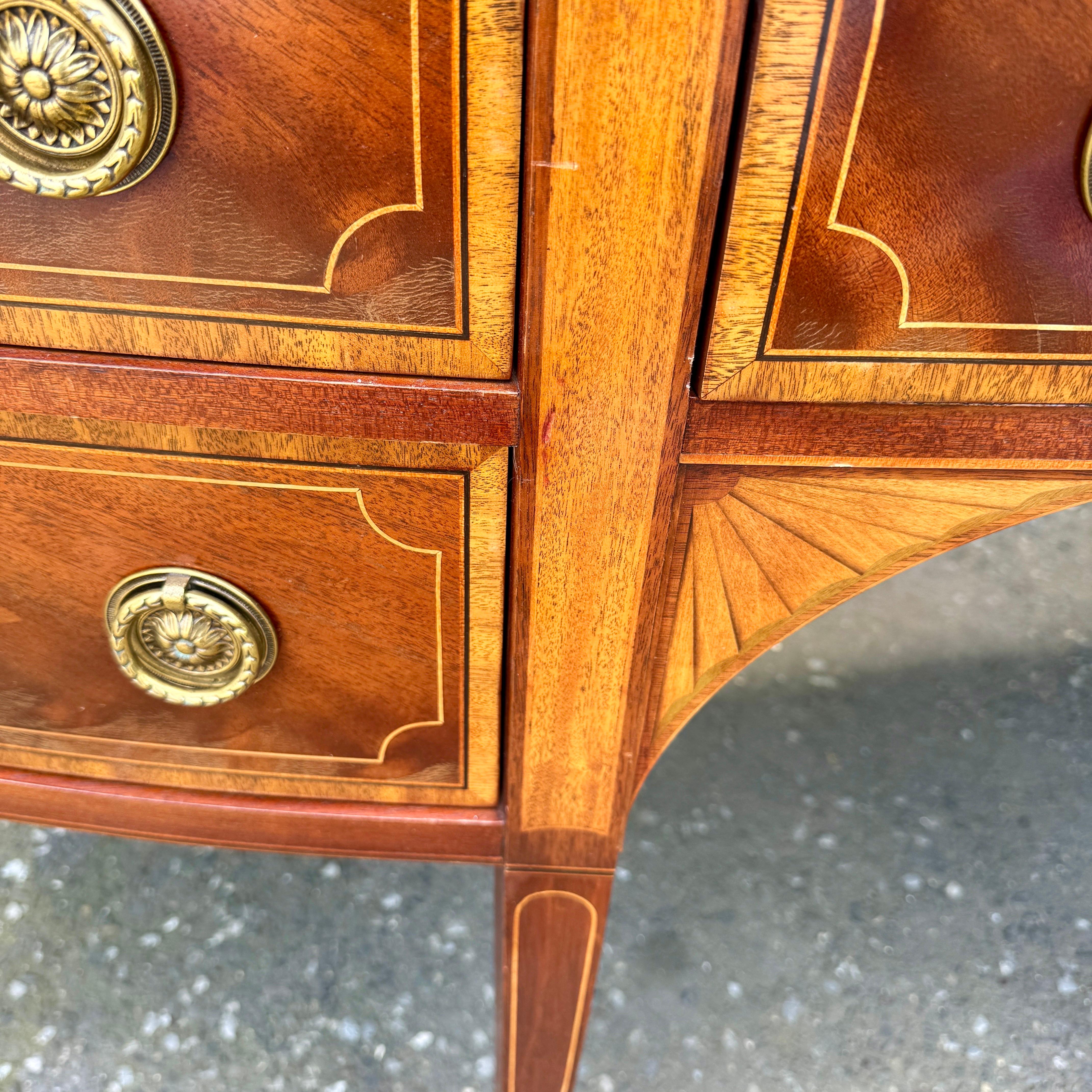Baker Furniture Charleston Mahogany Inlaid Sideboard with Flatware Storage 4