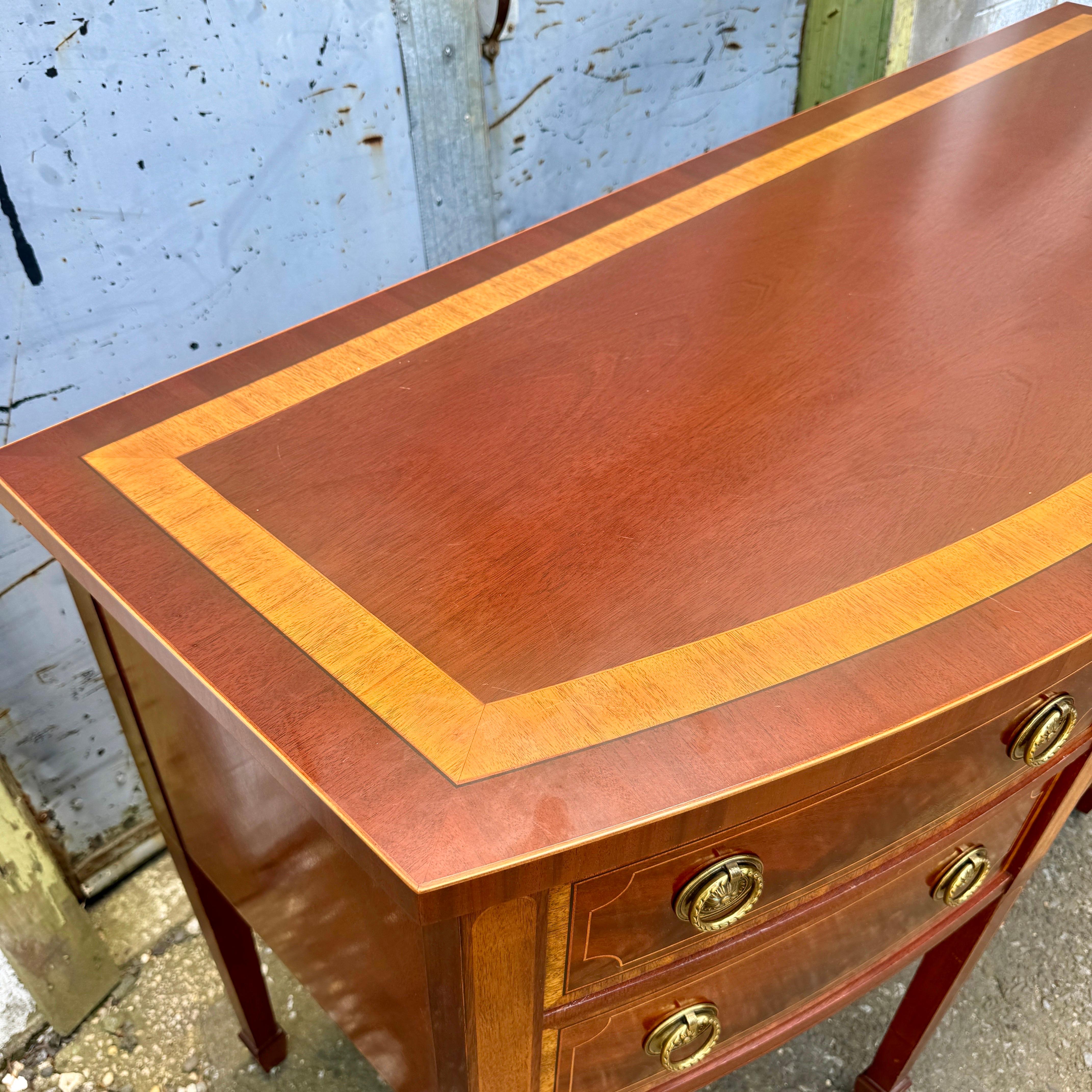 Baker Furniture Charleston Mahogany Inlaid Sideboard with Flatware Storage 6