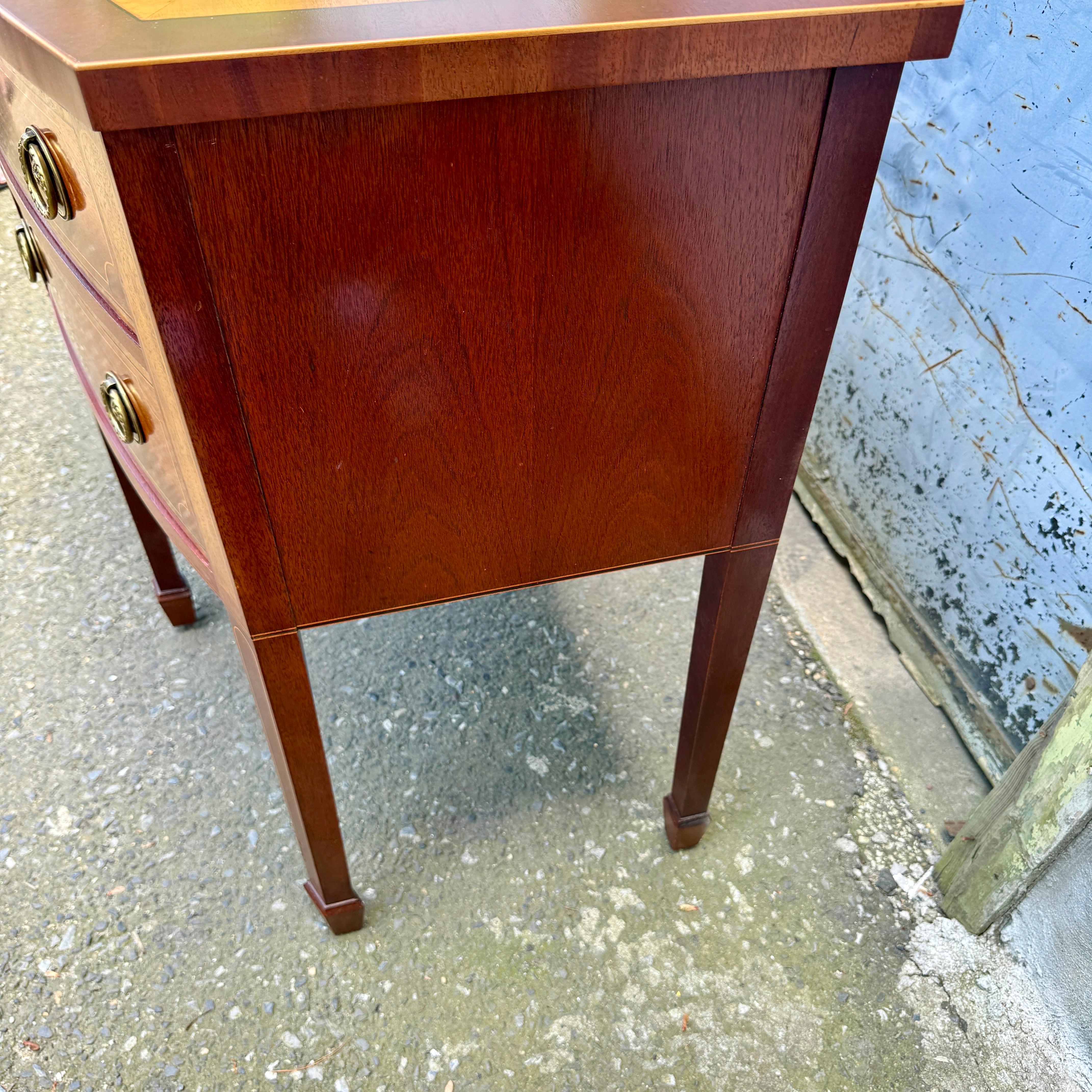 Baker Furniture Charleston Mahogany Inlaid Sideboard with Flatware Storage 11