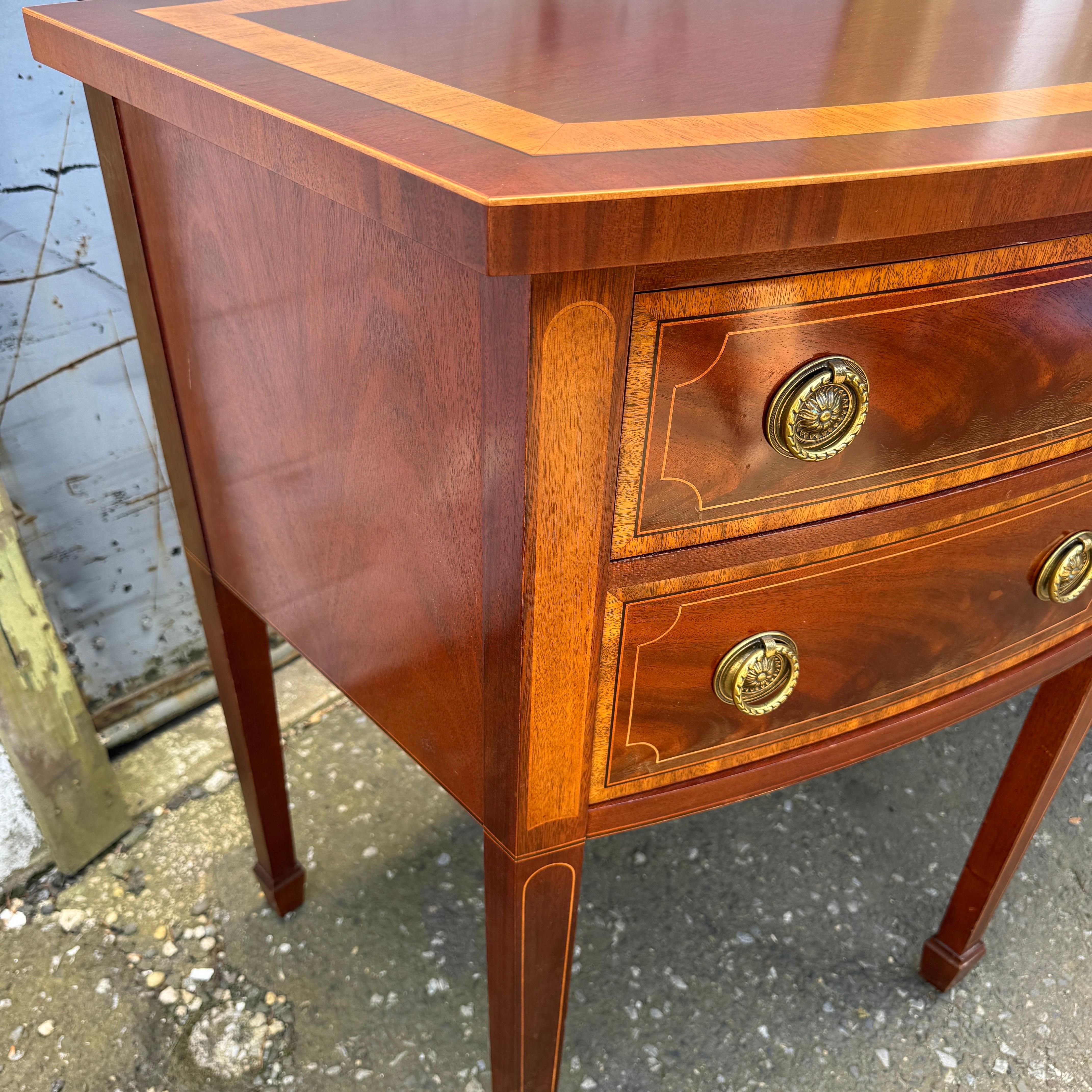 Baker Furniture Charleston Mahogany Inlaid Sideboard with Flatware Storage 2