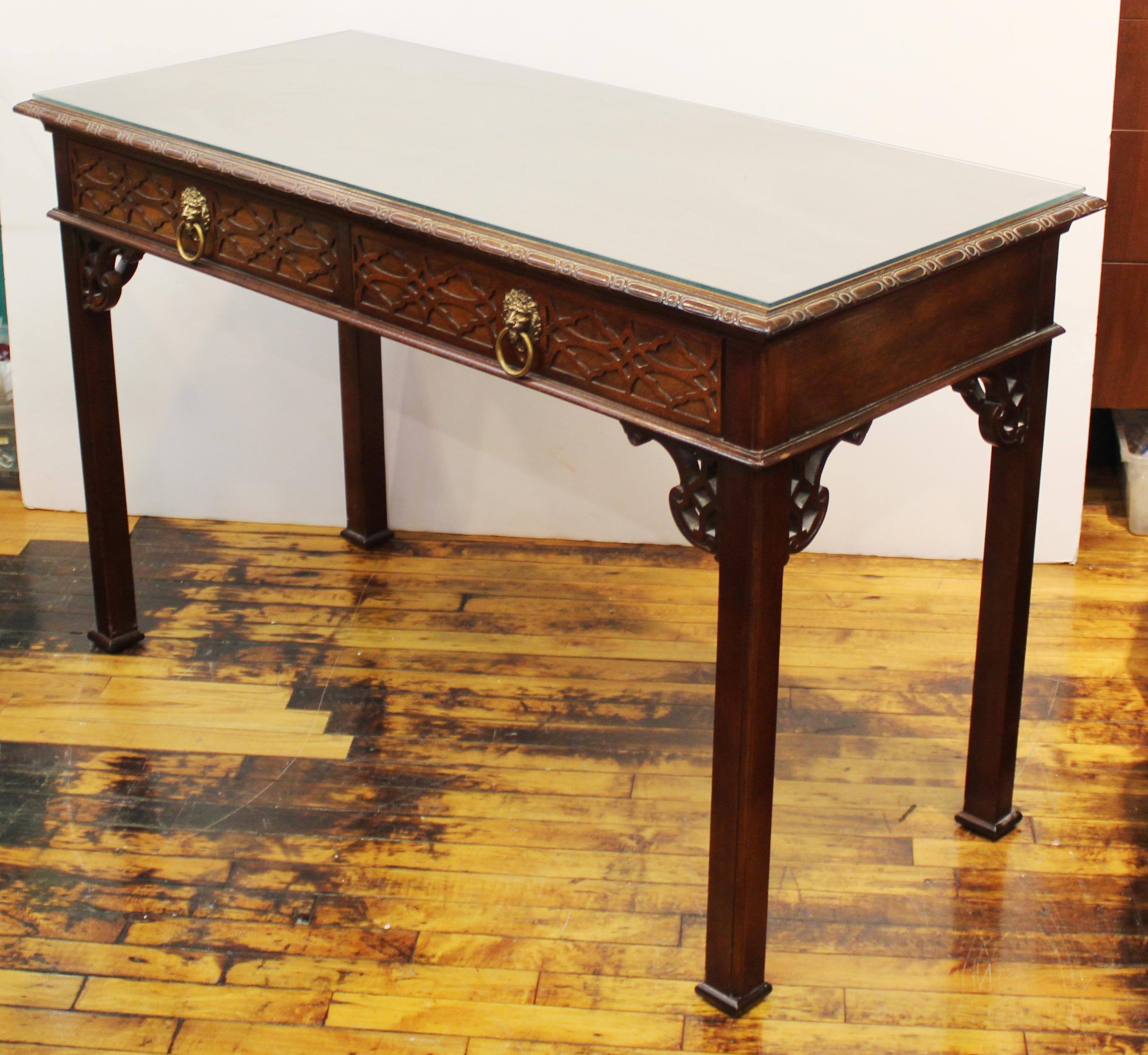 chinese chippendale desk