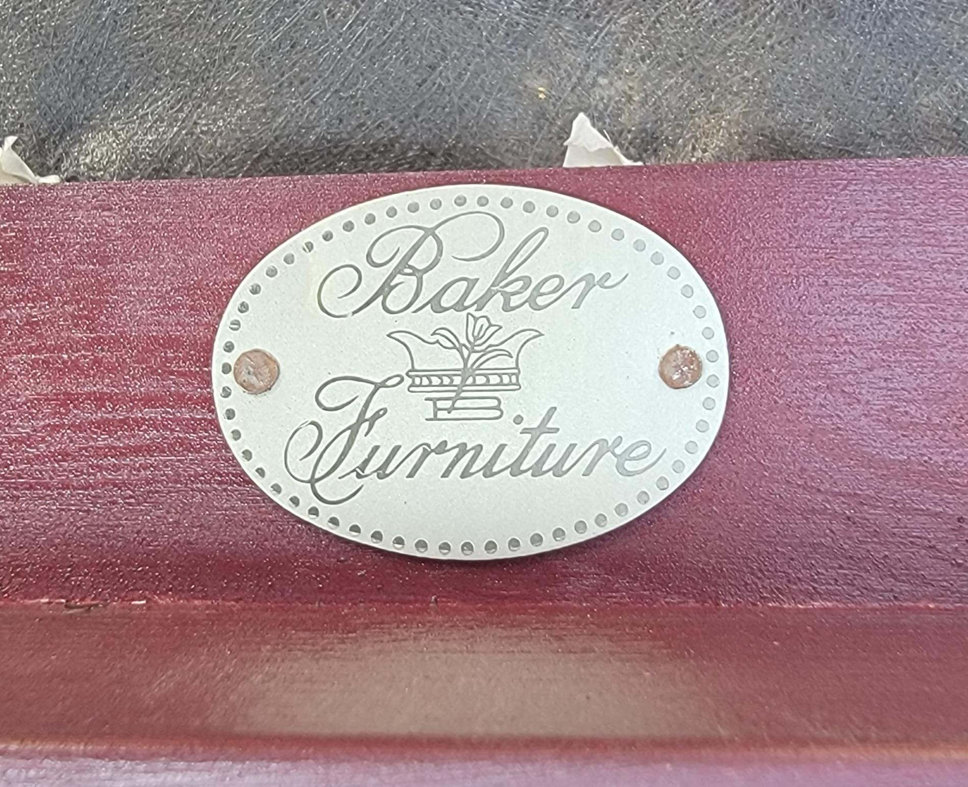 American Baker Furniture Chinese Horseshoe Back Style Chairs