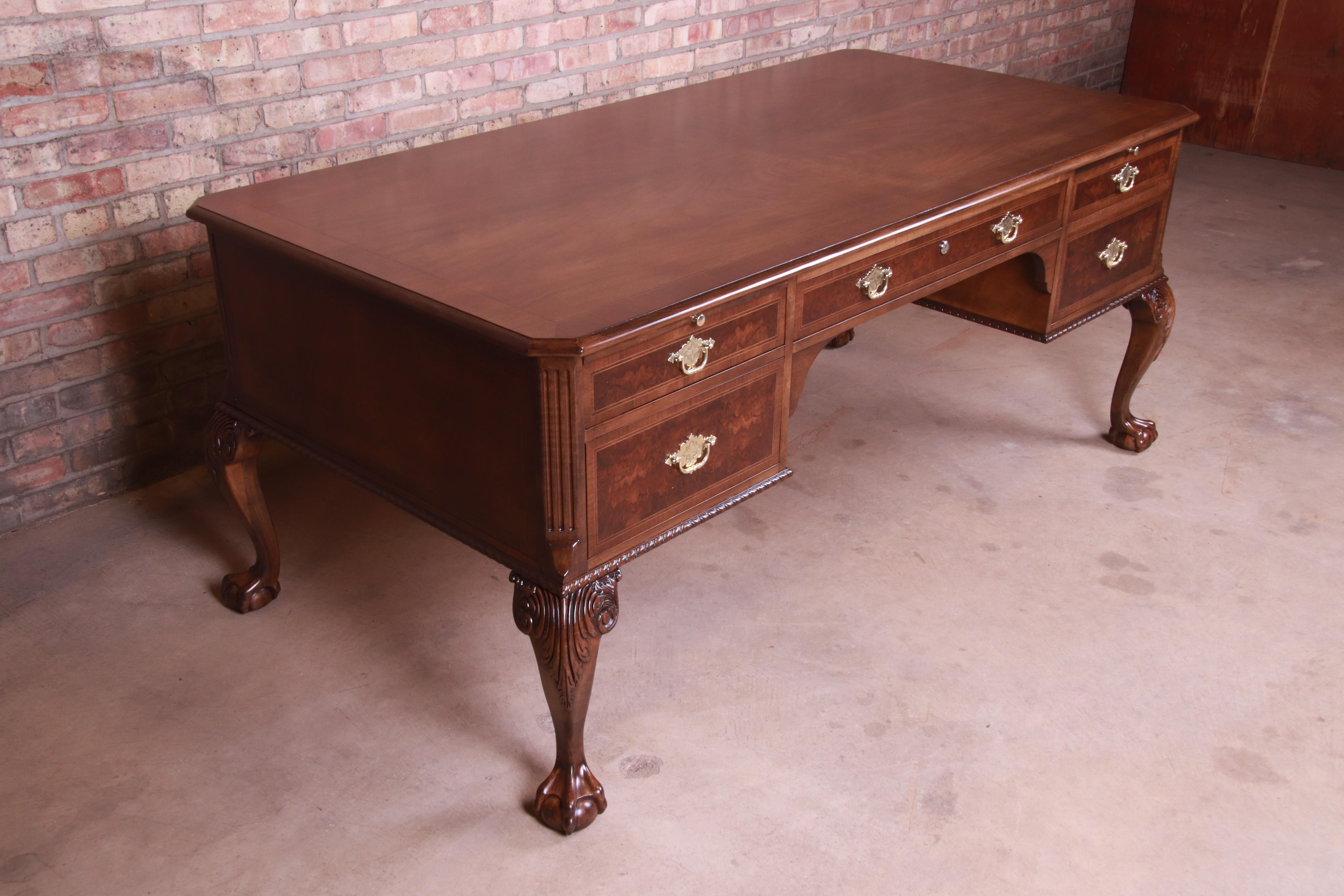 burled walnut furniture