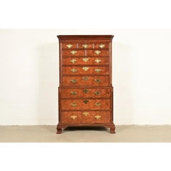 Baker Furniture Chippendale Carved Mahogany Eleven-Drawer Highboy Dresser