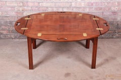 Baker Furniture Chippendale Mahogany Butler's Coffee Table