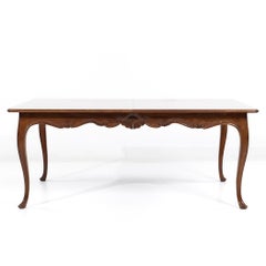 Baker Furniture Collectors Edition Oak Parquet Dining Table with 3 Leaves