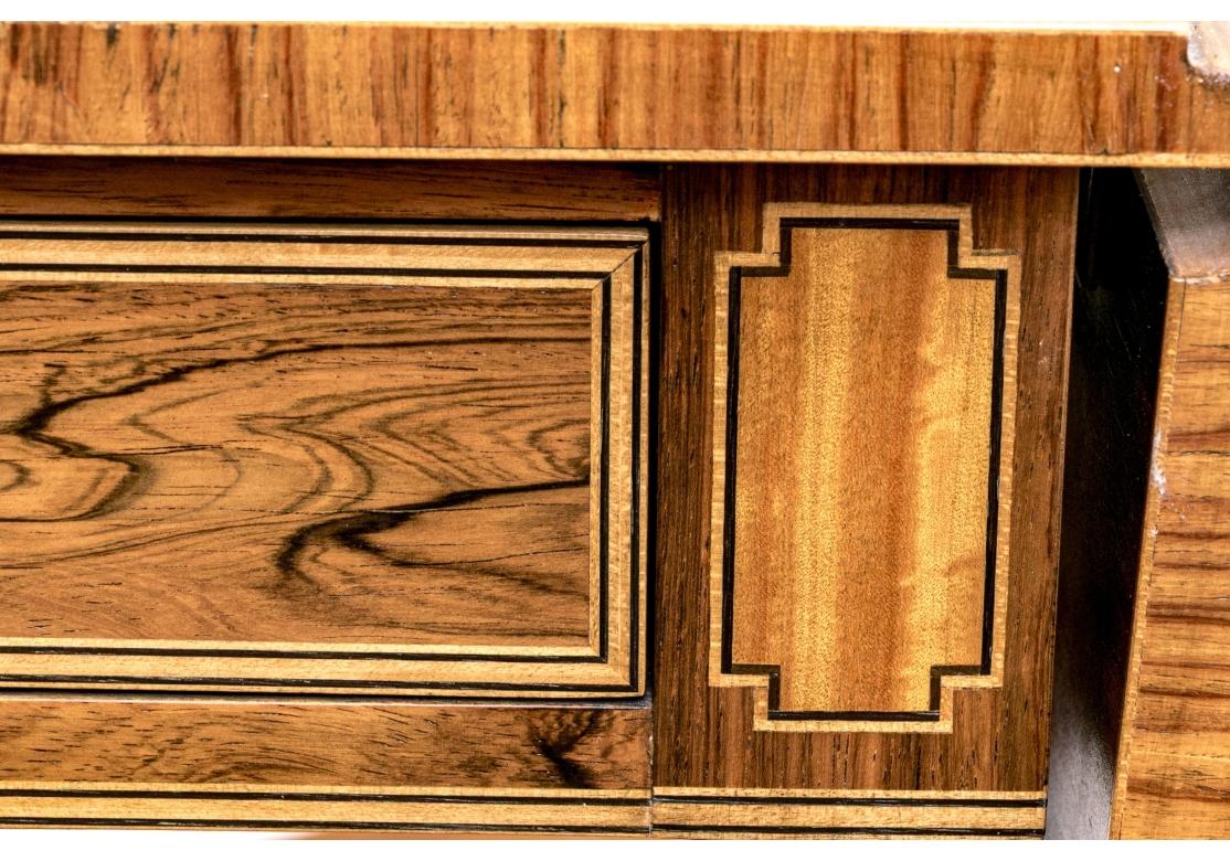 Baker Furniture Collector's Edition Regency Style Yew Wood Sofa/Writing Table For Sale 3