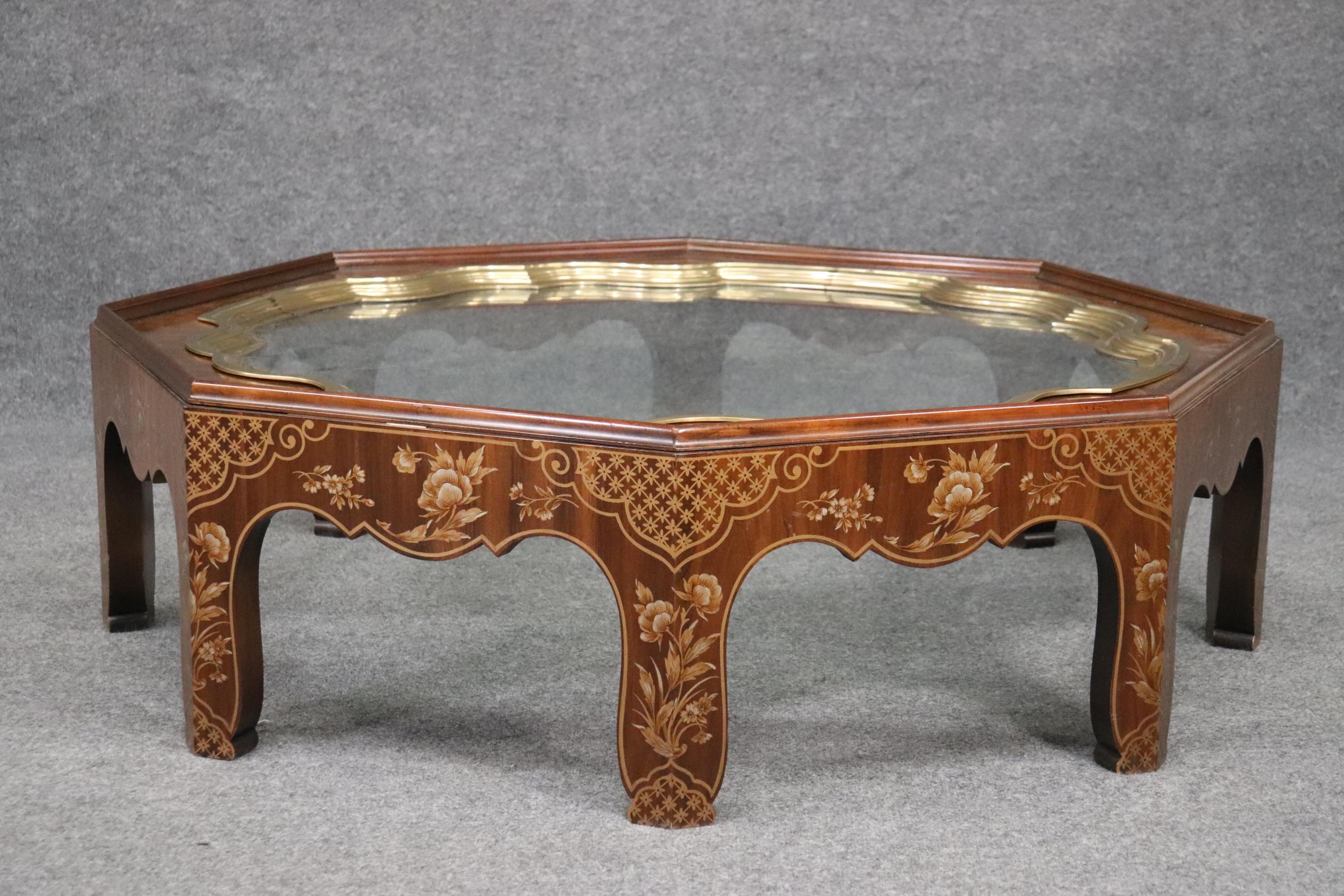 American Baker Furniture Collector's Edition Tray Top Chinoiserie Coffee Cocktail Table
