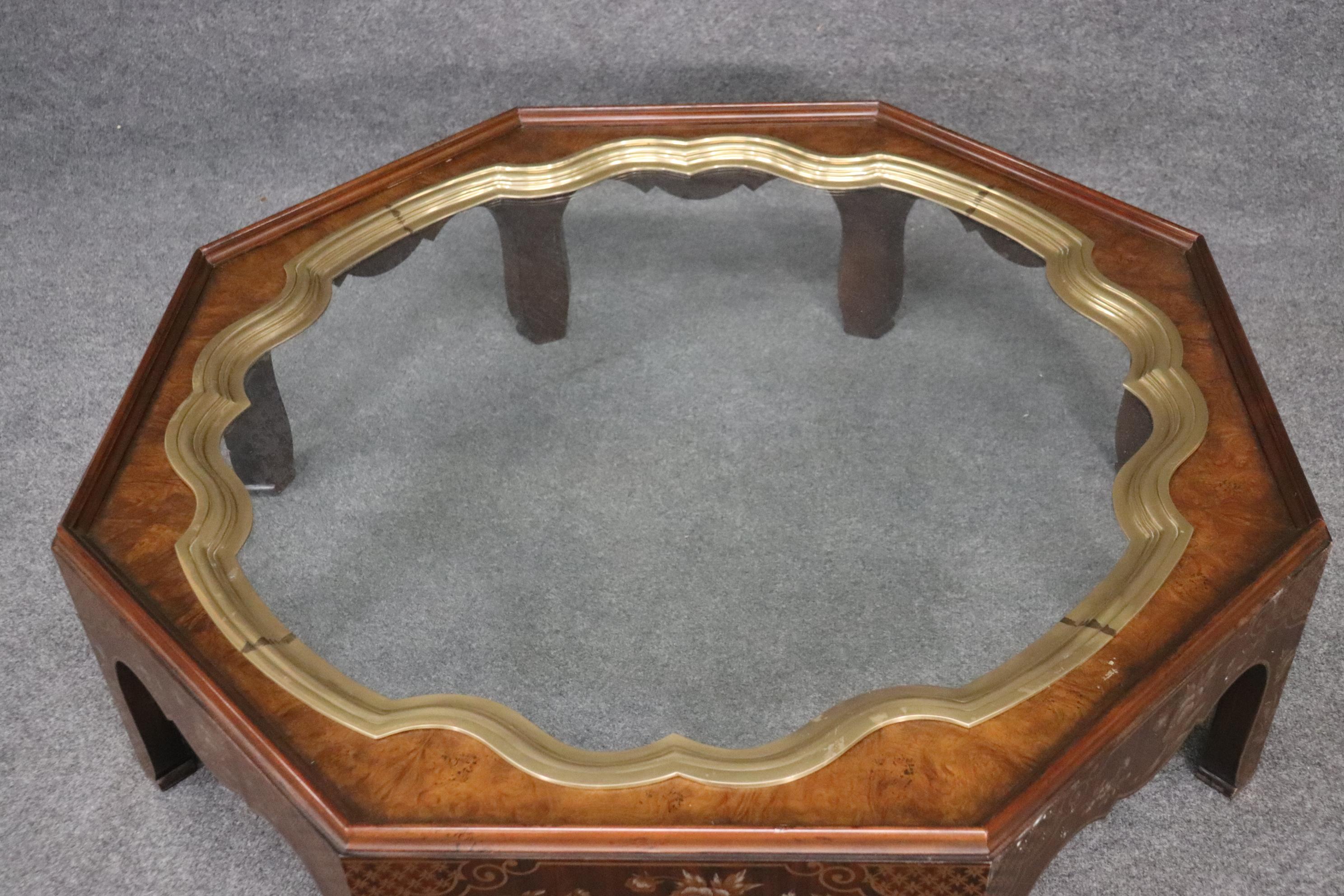 Baker Furniture Collector's Edition Tray Top Chinoiserie Coffee Cocktail Table 1