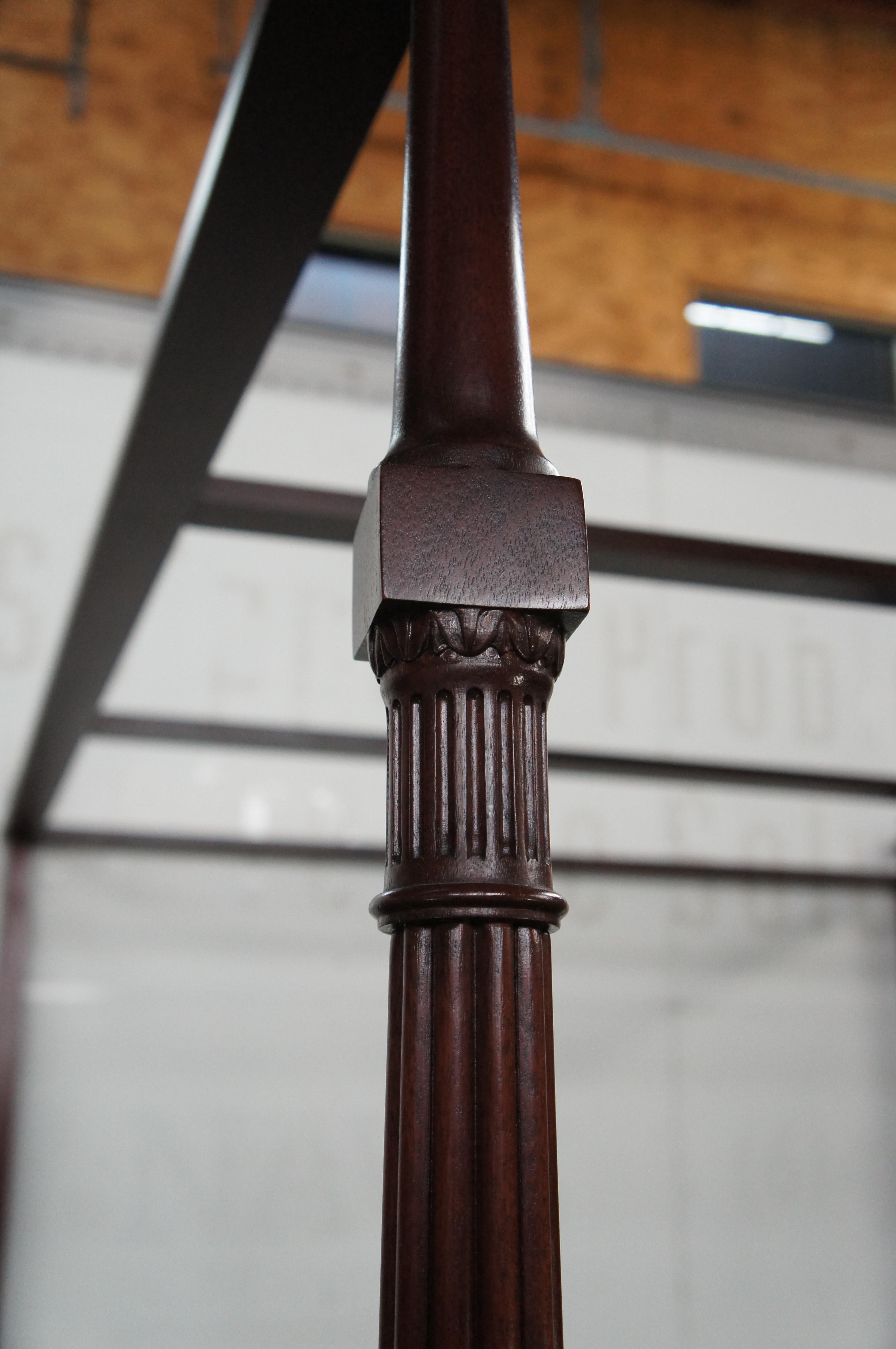Baker Furniture Colonial Williamsburg Mahogany - Letto a baldacchino a 4 poster per la Regina in vendita 4