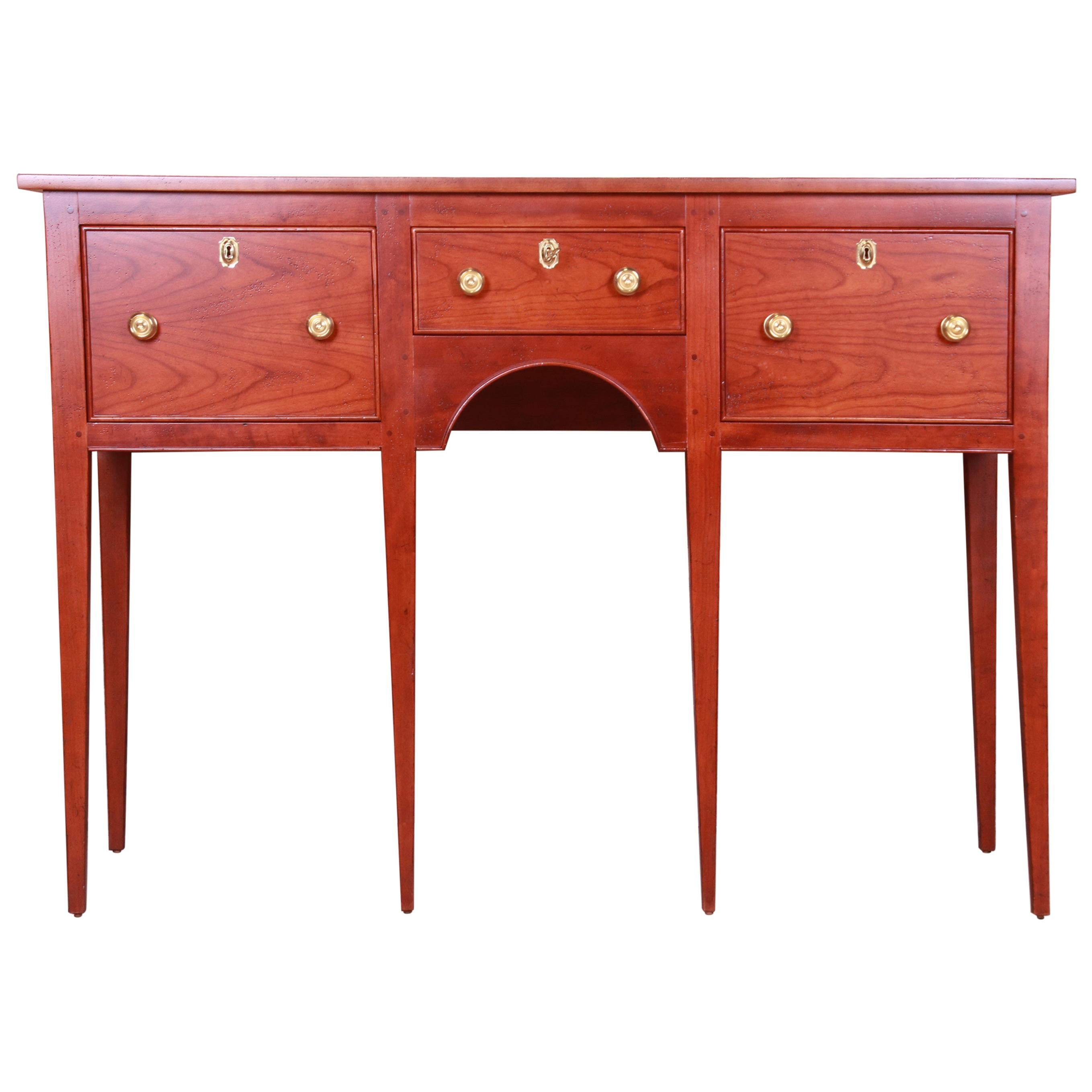 Baker Furniture Colonial Williamsburg Mahogany Sideboard Credenza, Refinished For Sale
