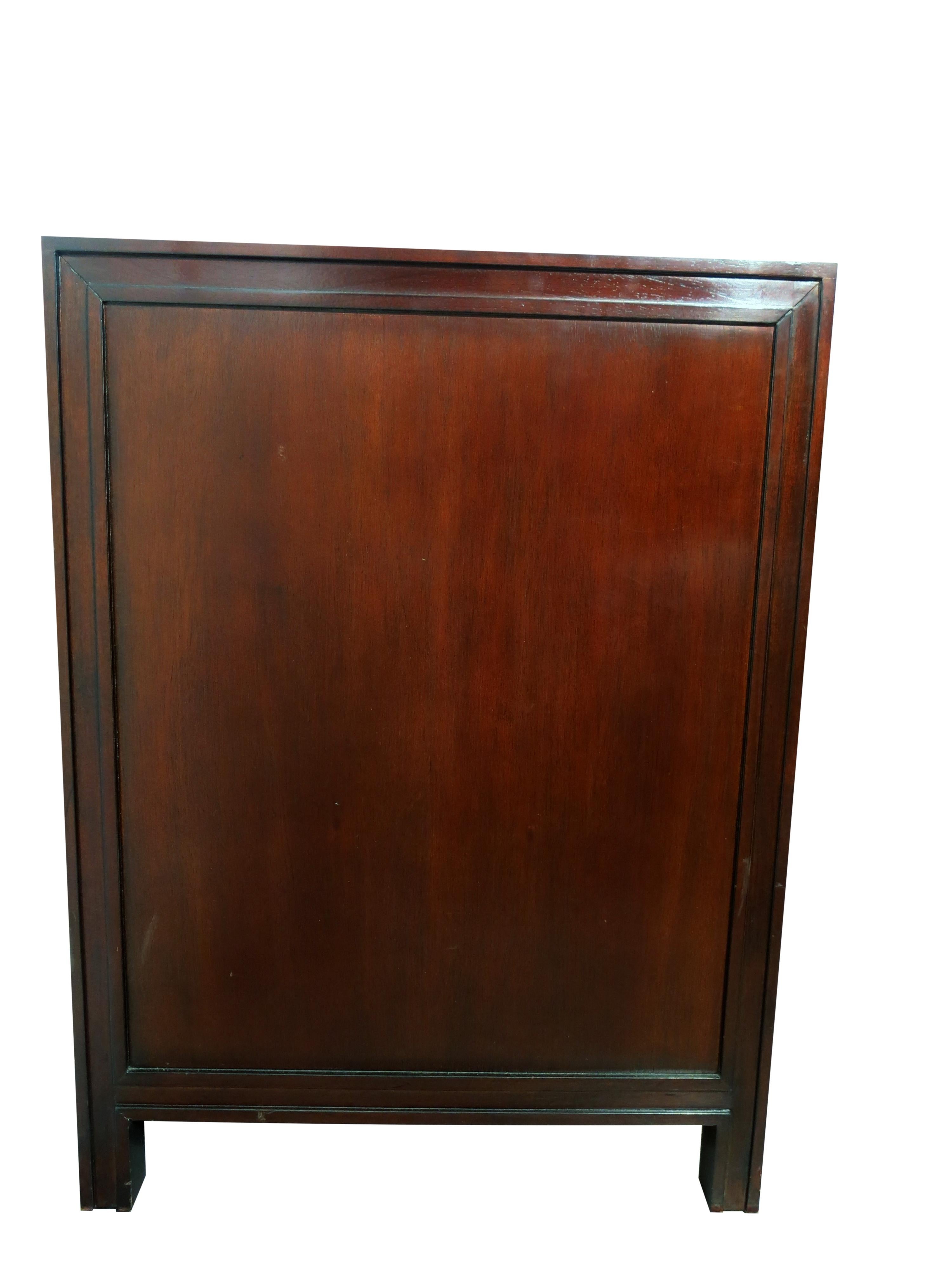 Baker Furniture Company Sideboard in Lacquered Mahogany In Good Condition For Sale In Atlanta, GA