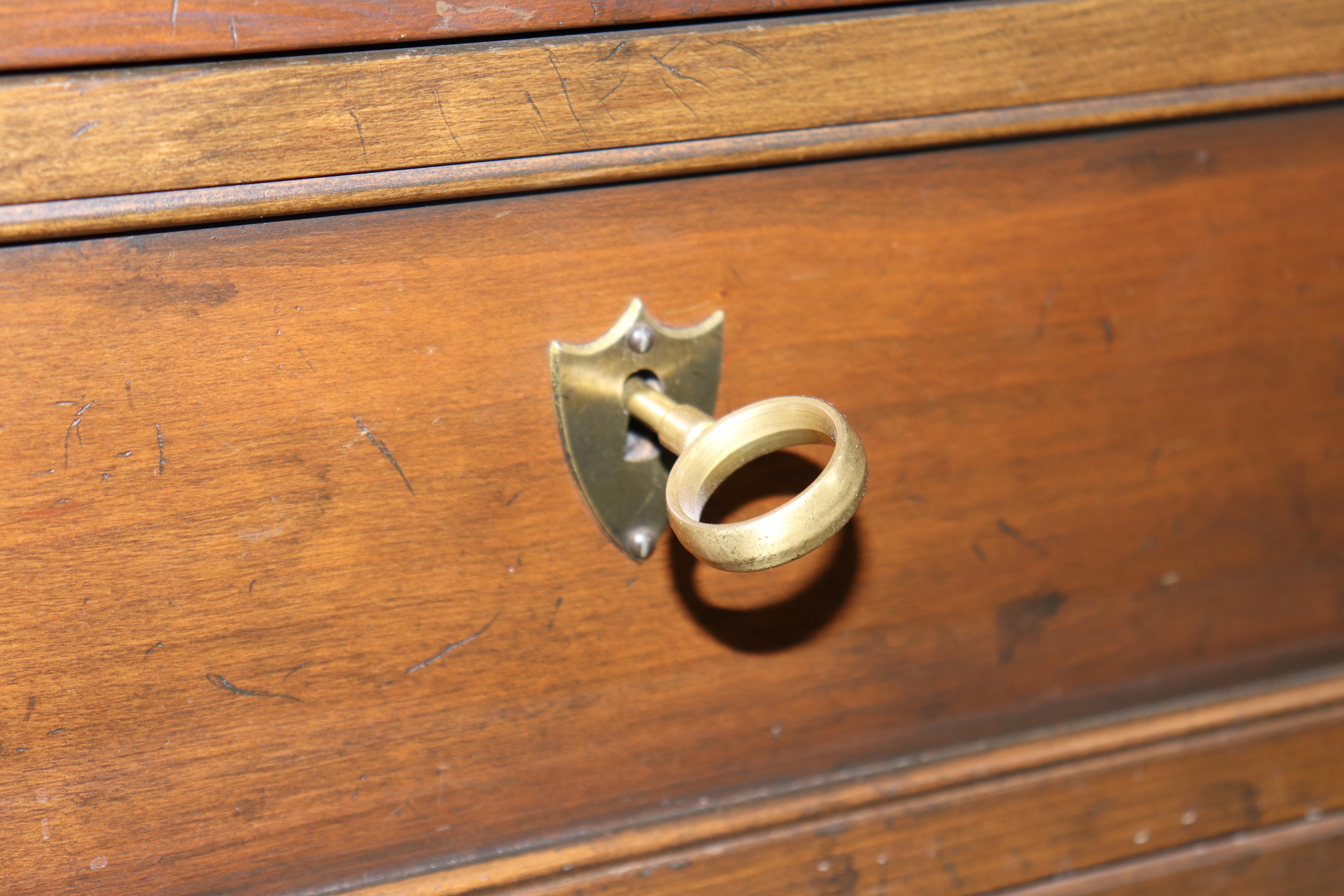 Baker Furniture Company Tambor Door Gentleman's Dresser Tall Chest Circa 1960s For Sale 5