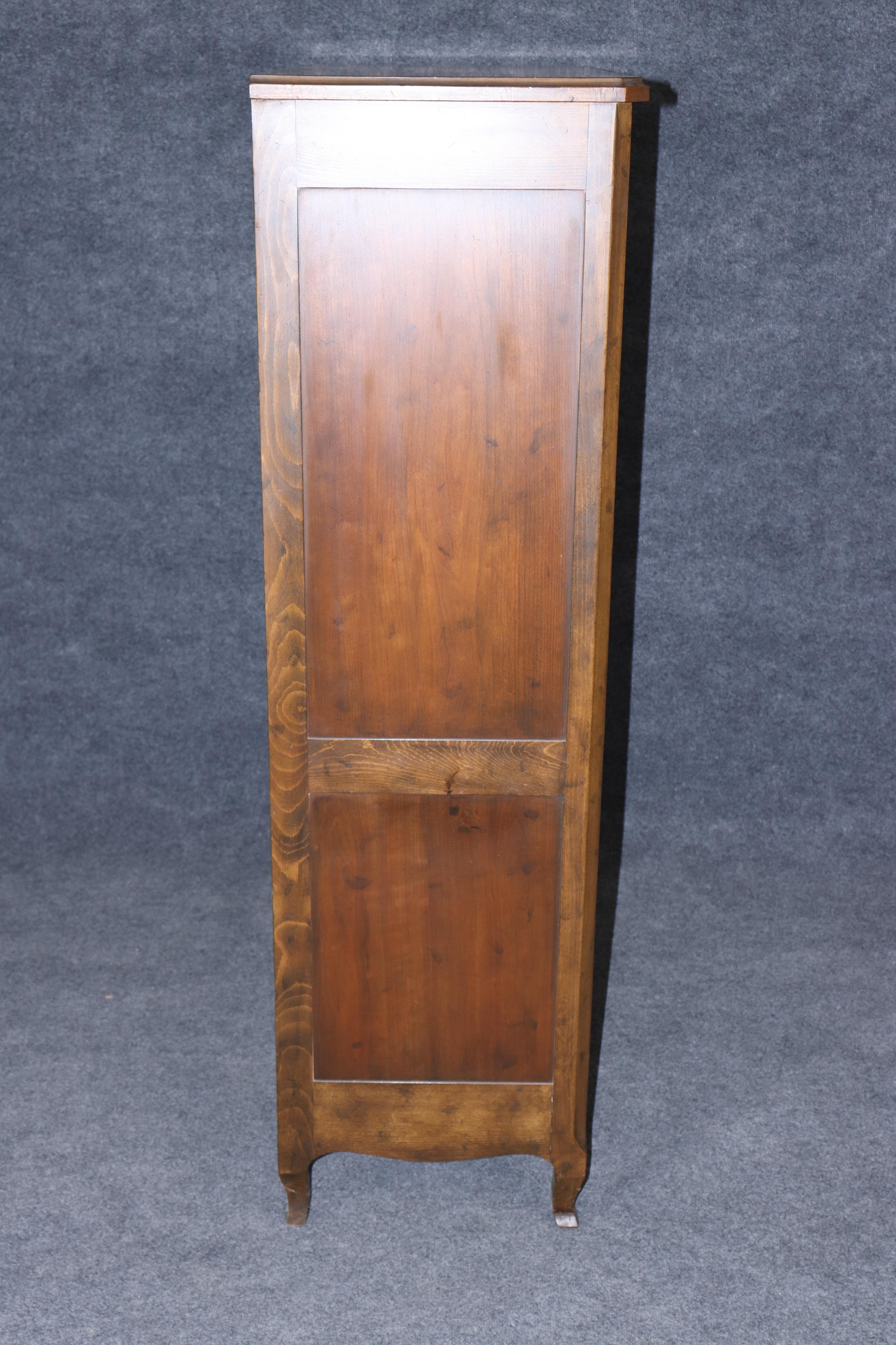 Baker Furniture Company Tambor Door Gentleman's Dresser Tall Chest Circa 1960s In Good Condition For Sale In Swedesboro, NJ