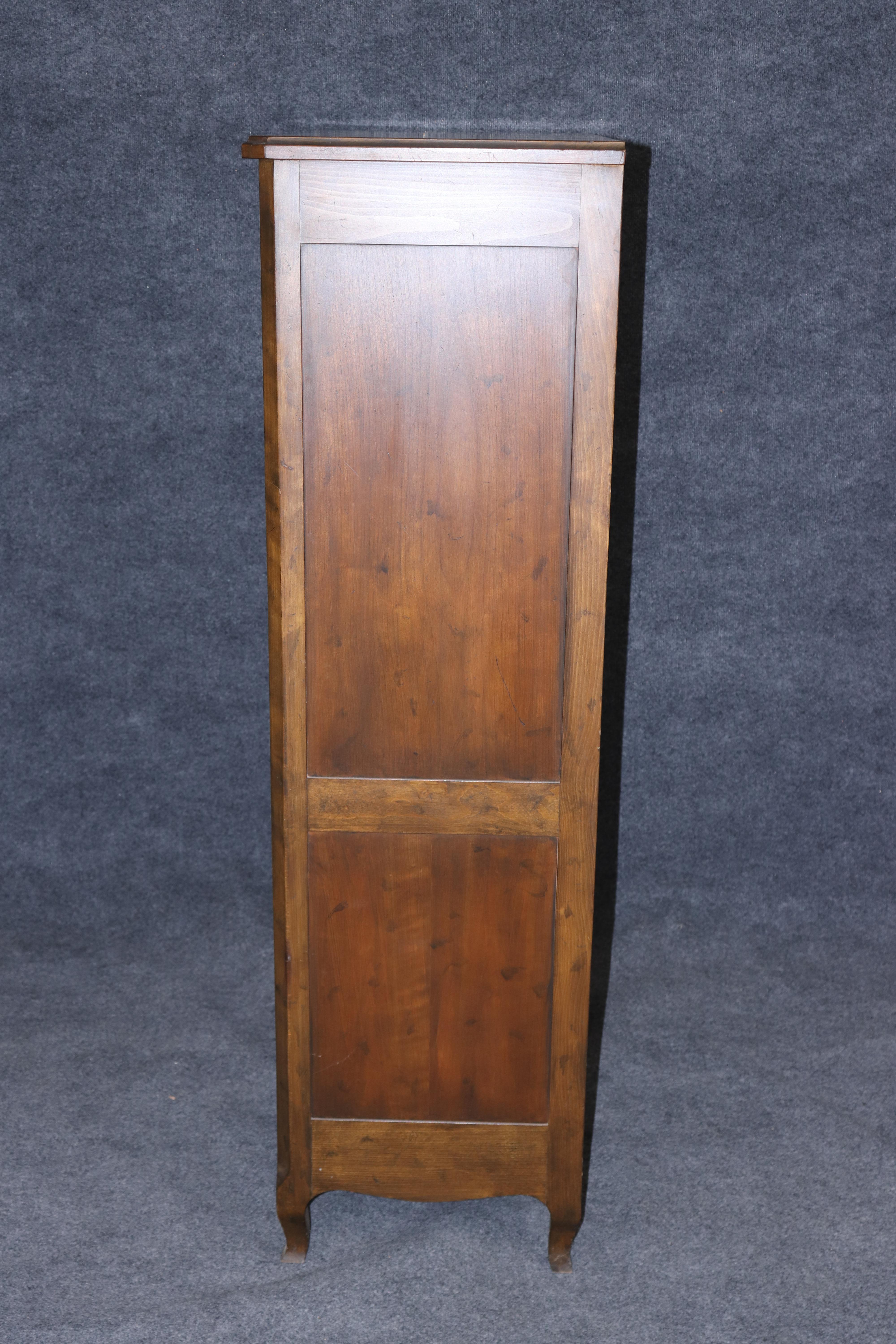 Mid-20th Century Baker Furniture Company Tambor Door Gentleman's Dresser Tall Chest Circa 1960s For Sale