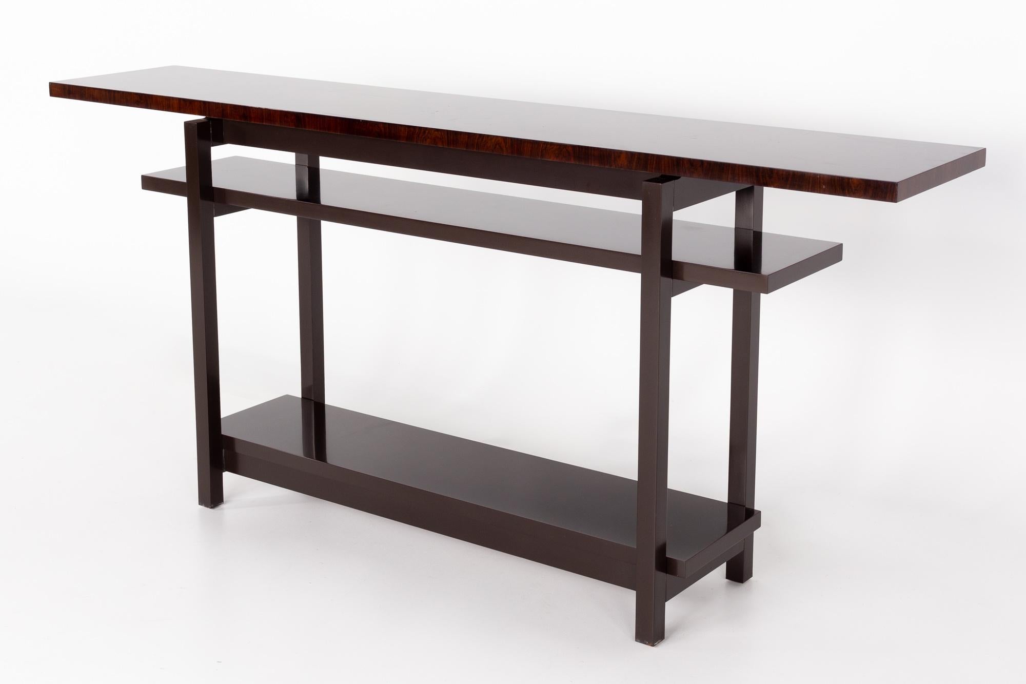 Modern Baker Furniture Contemporary Console Table For Sale