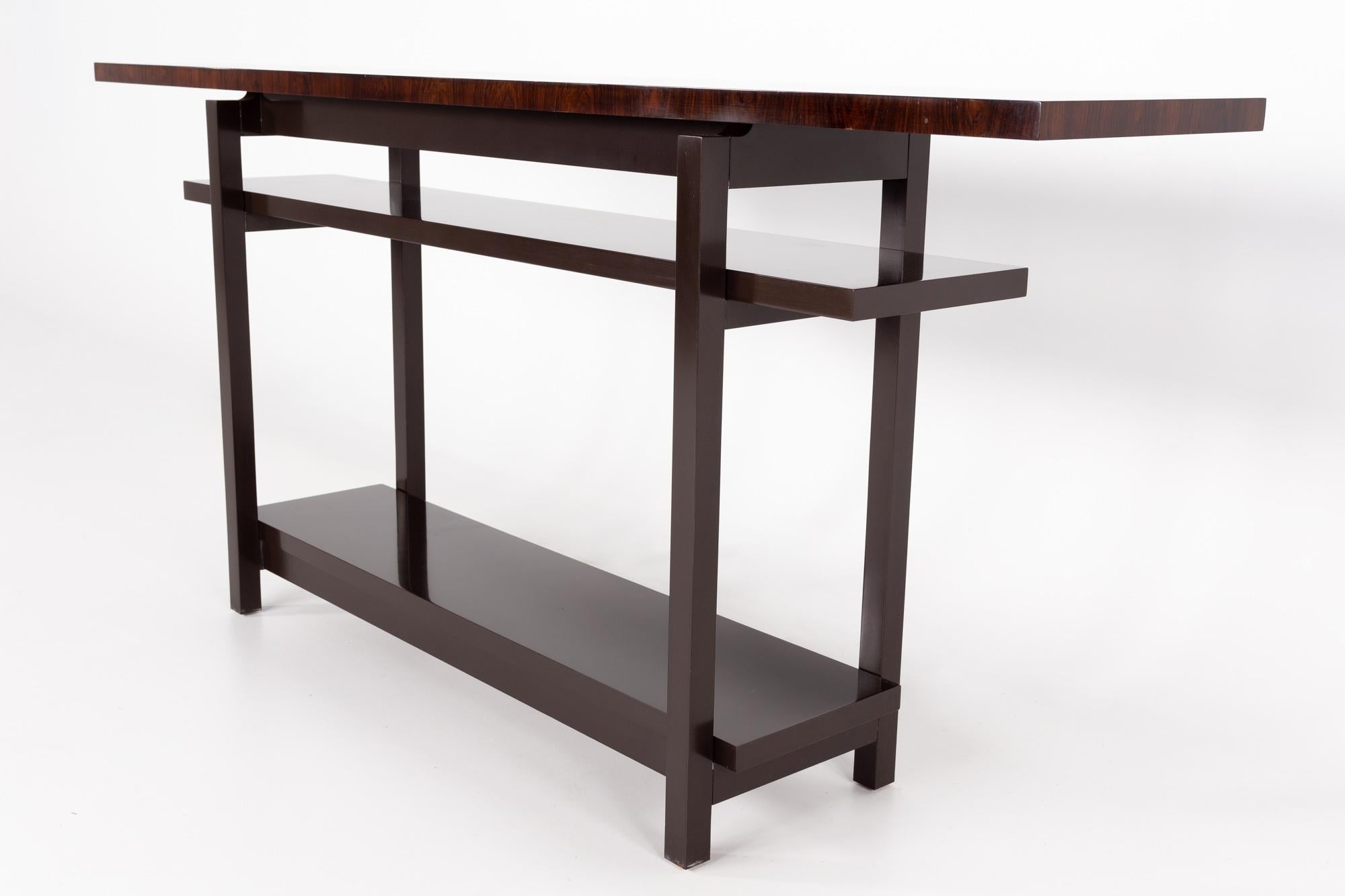 Baker Furniture Contemporary Console Table In Good Condition For Sale In Countryside, IL