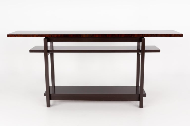 Baker Furniture Contemporary Console Table For Sale at 1stDibs