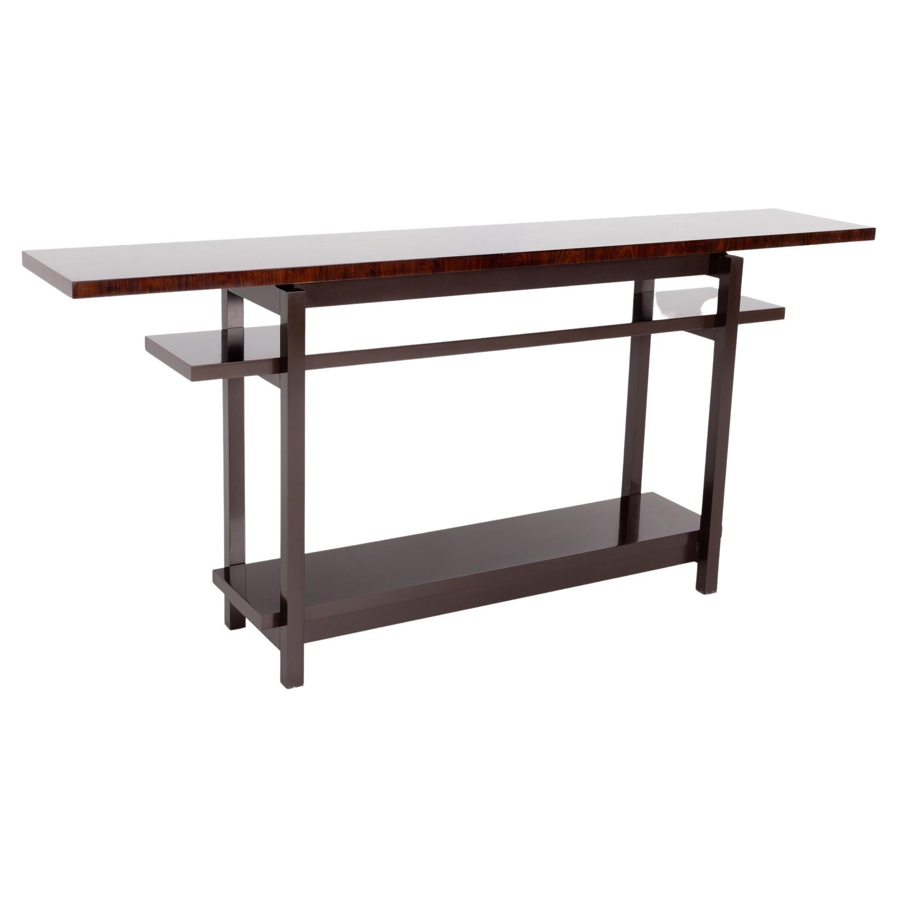 Baker Furniture Contemporary Console Table For Sale