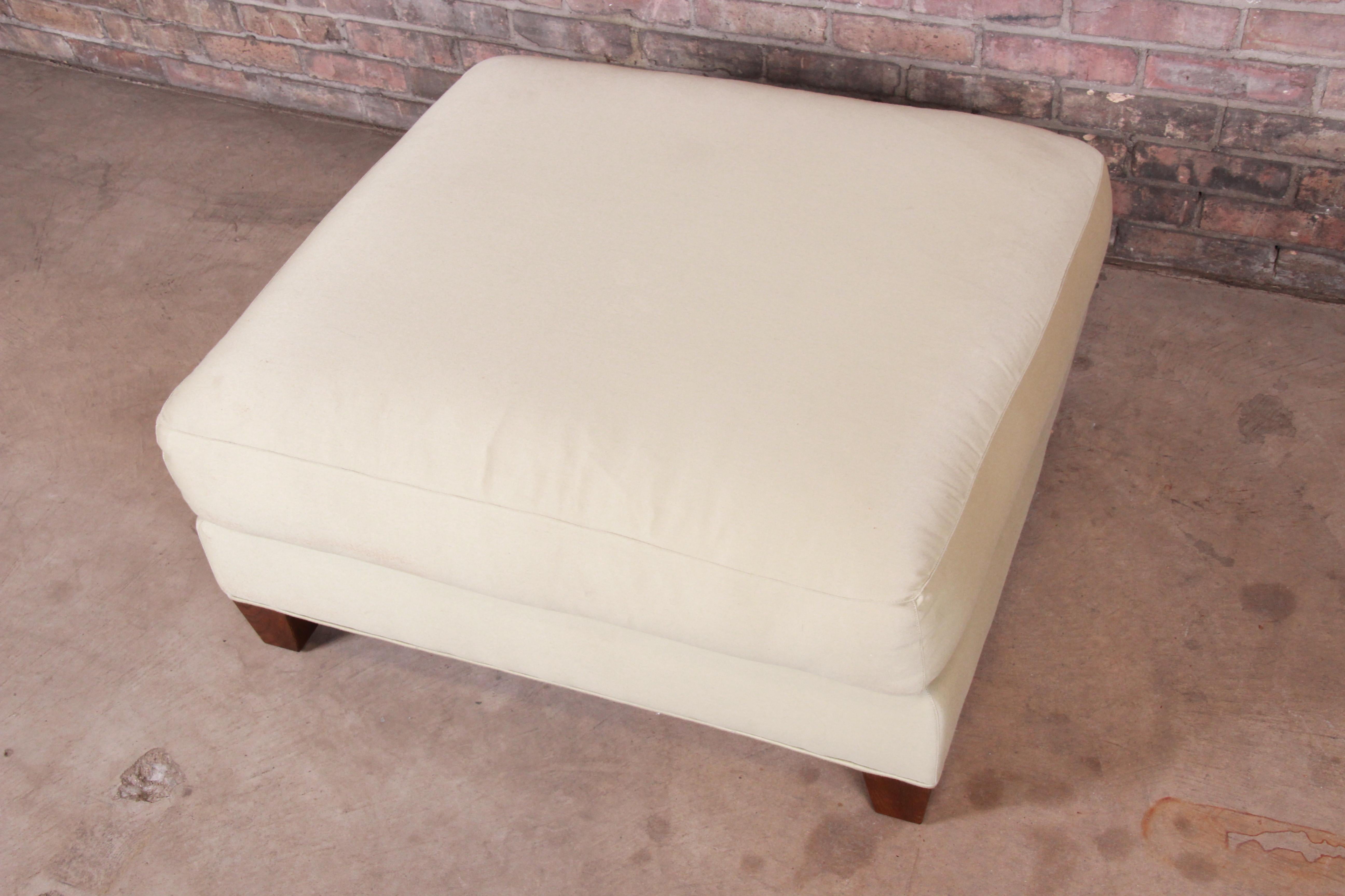 20th Century Baker Furniture Contemporary Down-Filled Ottoman