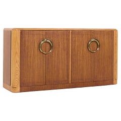 Credenza Baker Furniture Deco Revival Nogal y Latón