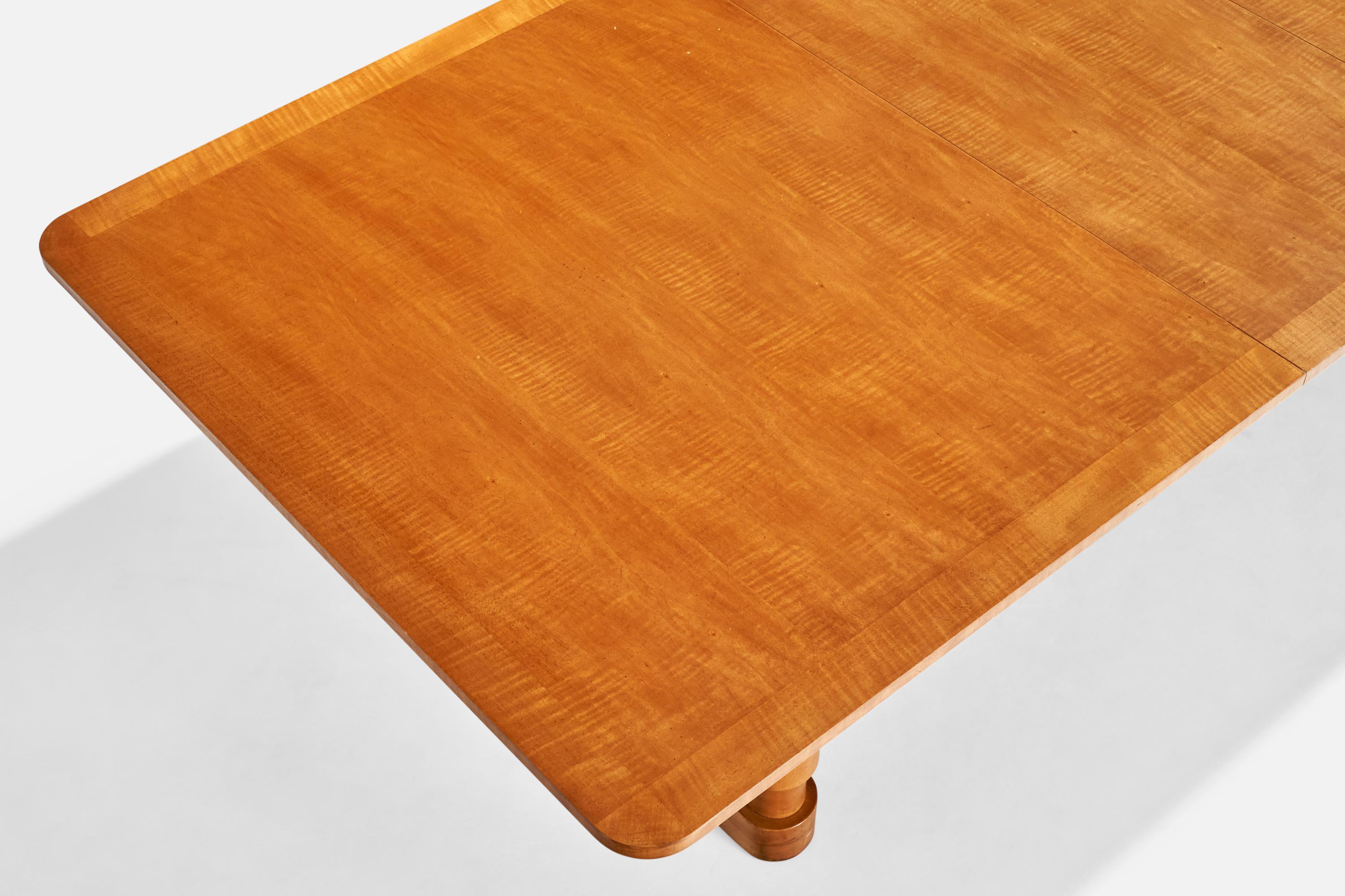 Baker Furniture, Esstisch, Ahorn, USA, ca. 1950er Jahre 4