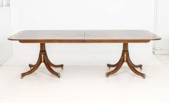 Baker Furniture Double Pedestal Dining Table