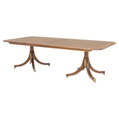 Baker Furniture Double Pedestal Dining Table