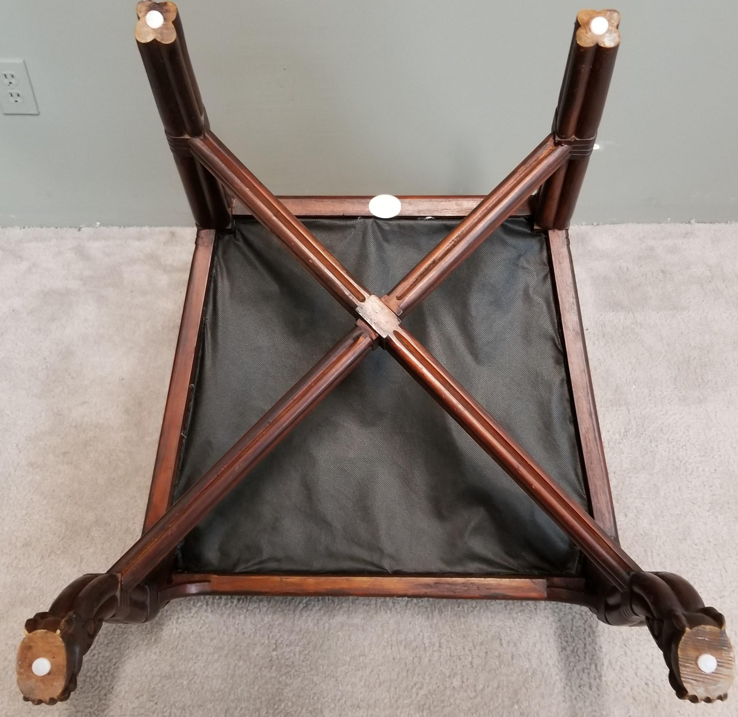 Baker Furniture Empire Style Scroll Arm Arm Desk Dining Chair 3