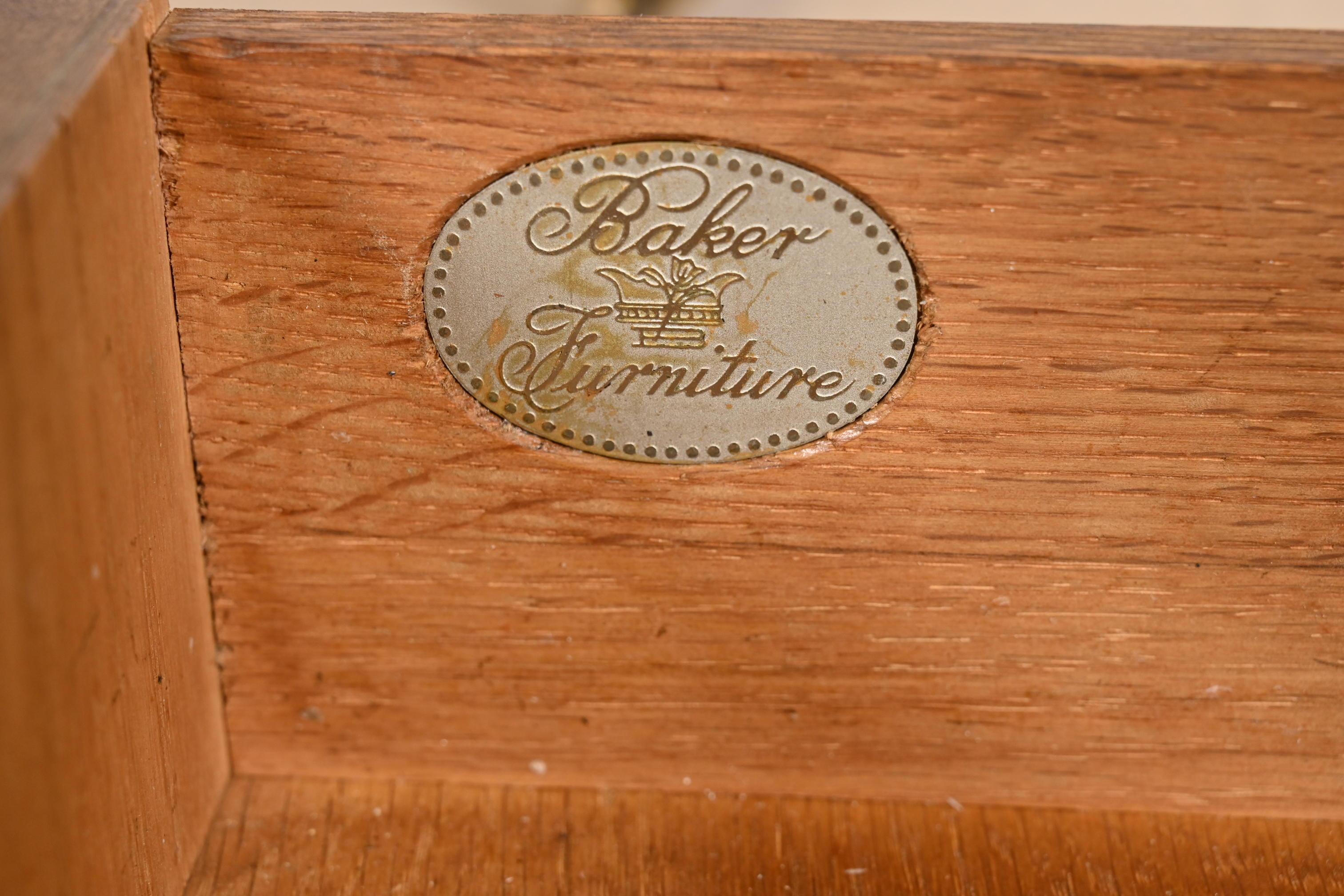 Baker Furniture Englische Regency Palisander Konsole oder Petite Schreibpult im Angebot 3