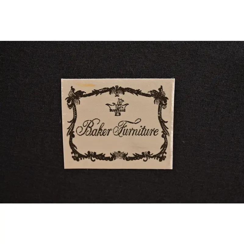 Juego de seis sillas de comedor tapizadas Regencia Inglesa de Baker Furniture en venta 6